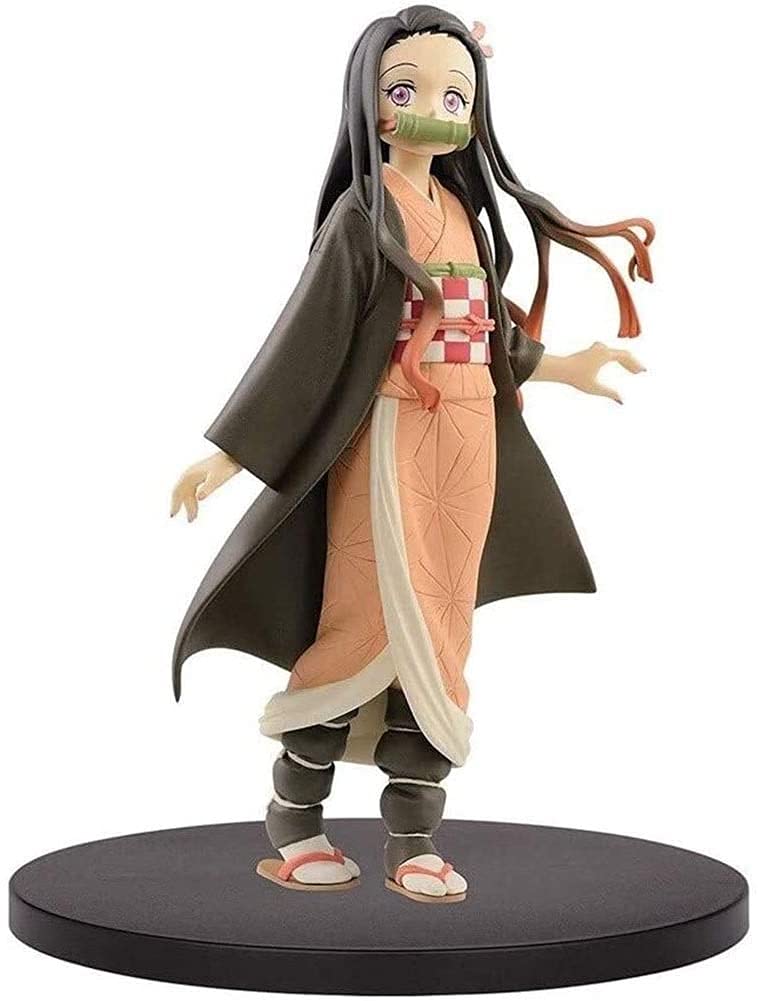 Kamado Nezuko Anime Action Figure - Demon Slayer Collectible PVC Statue - Desktop Decoration for Anime Fans & Collectors - Perfect for Home Display, Office Decor, and Gift Giving