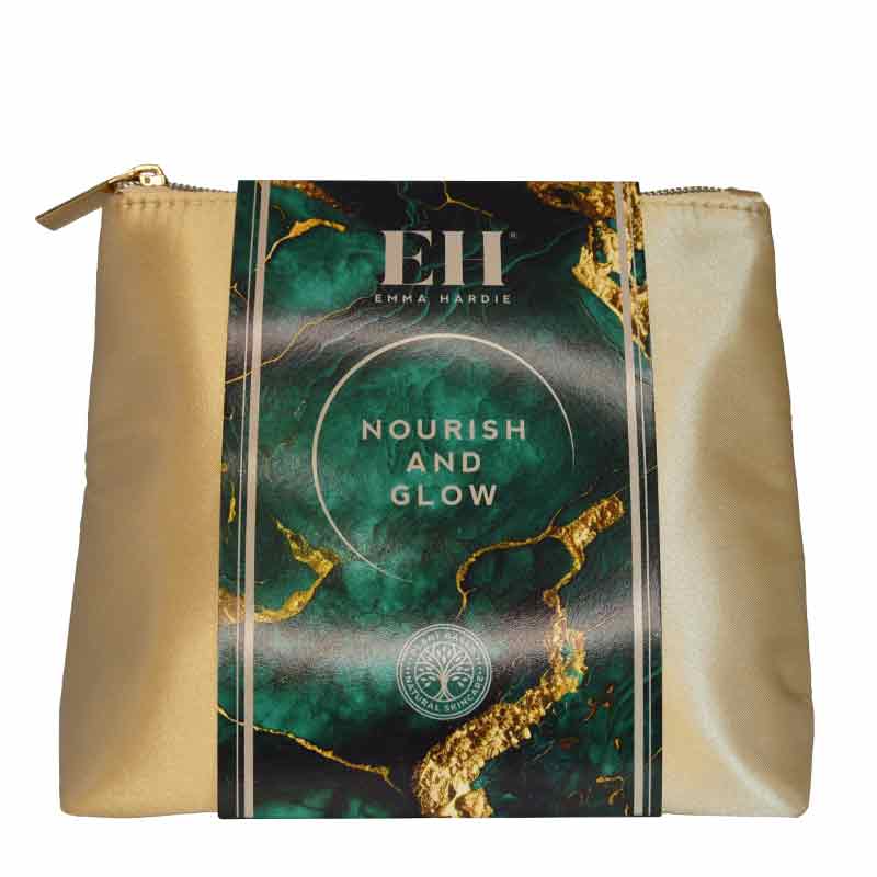 Emma Hardie Nourish & Glow Gift Set - Luxury Skincare Bundle with Moringa Cleansing Balm & Vitamin C Cream | Perfect for Spa Day, Self-Care Routine & Holiday Gifting