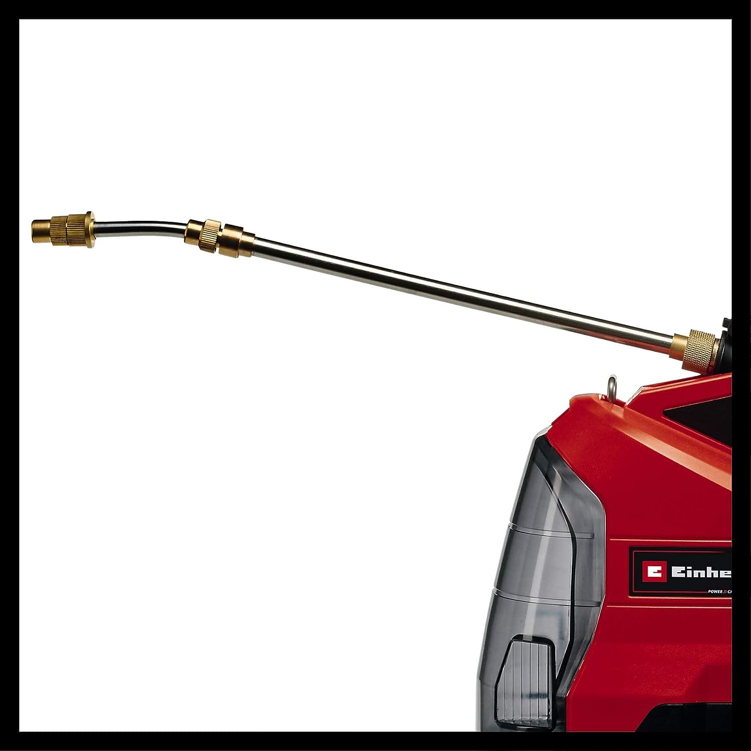 Einhell GE-WS 18/75 Li-Solo Power X-Change Cordless Pressure Sprayer - 18V Lithium-Ion Battery (Tool Only), Automatic Pump, 1.5L Transparent Tank, Telescopic Wand - Ideal for Garden, Lawn, Car Washing & Pest Control