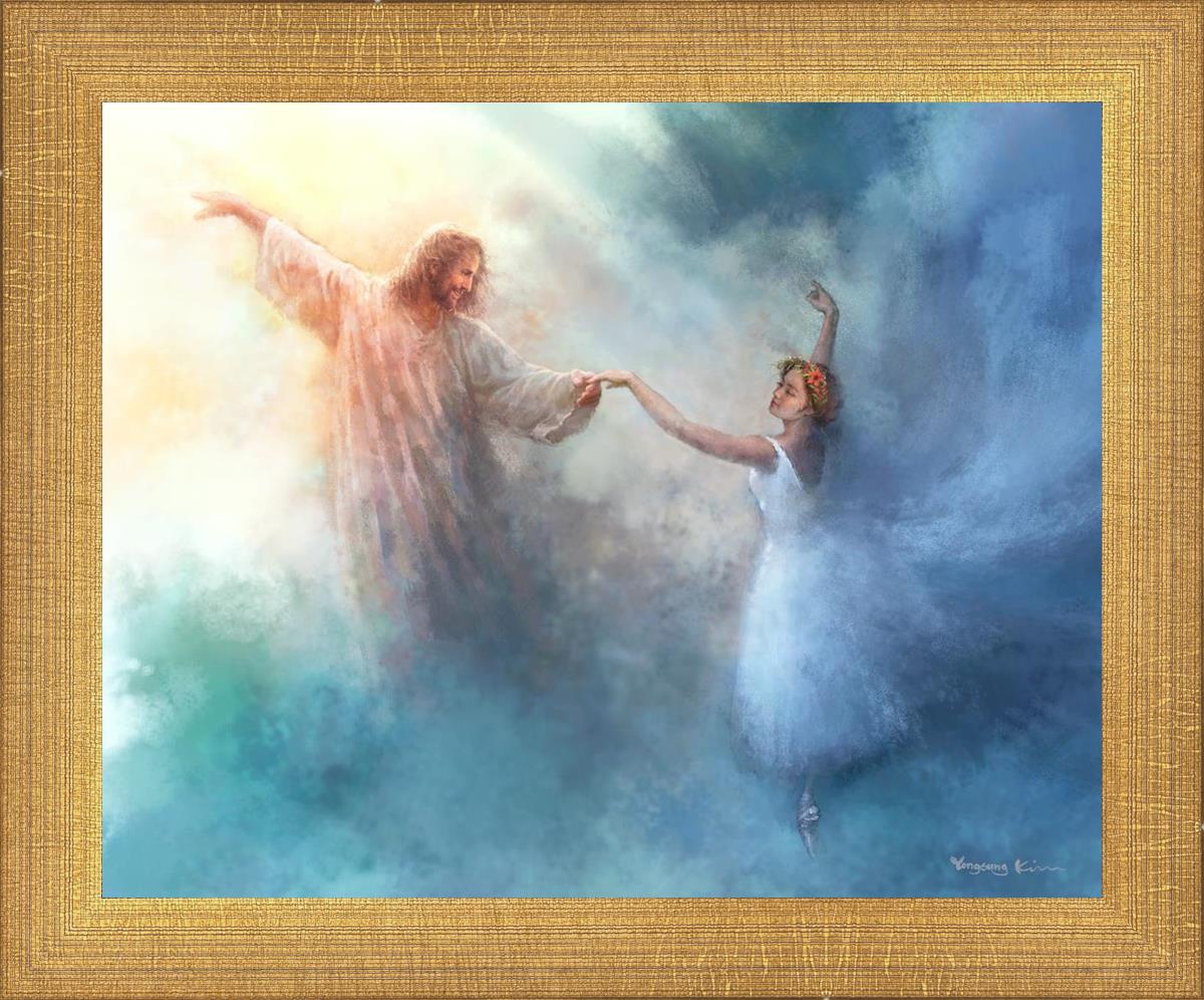 A Pas De Deux By Yongsung Kim - Ballet Dance Art Print - Elegant Wall Decor for Home, Office & Dance Studios