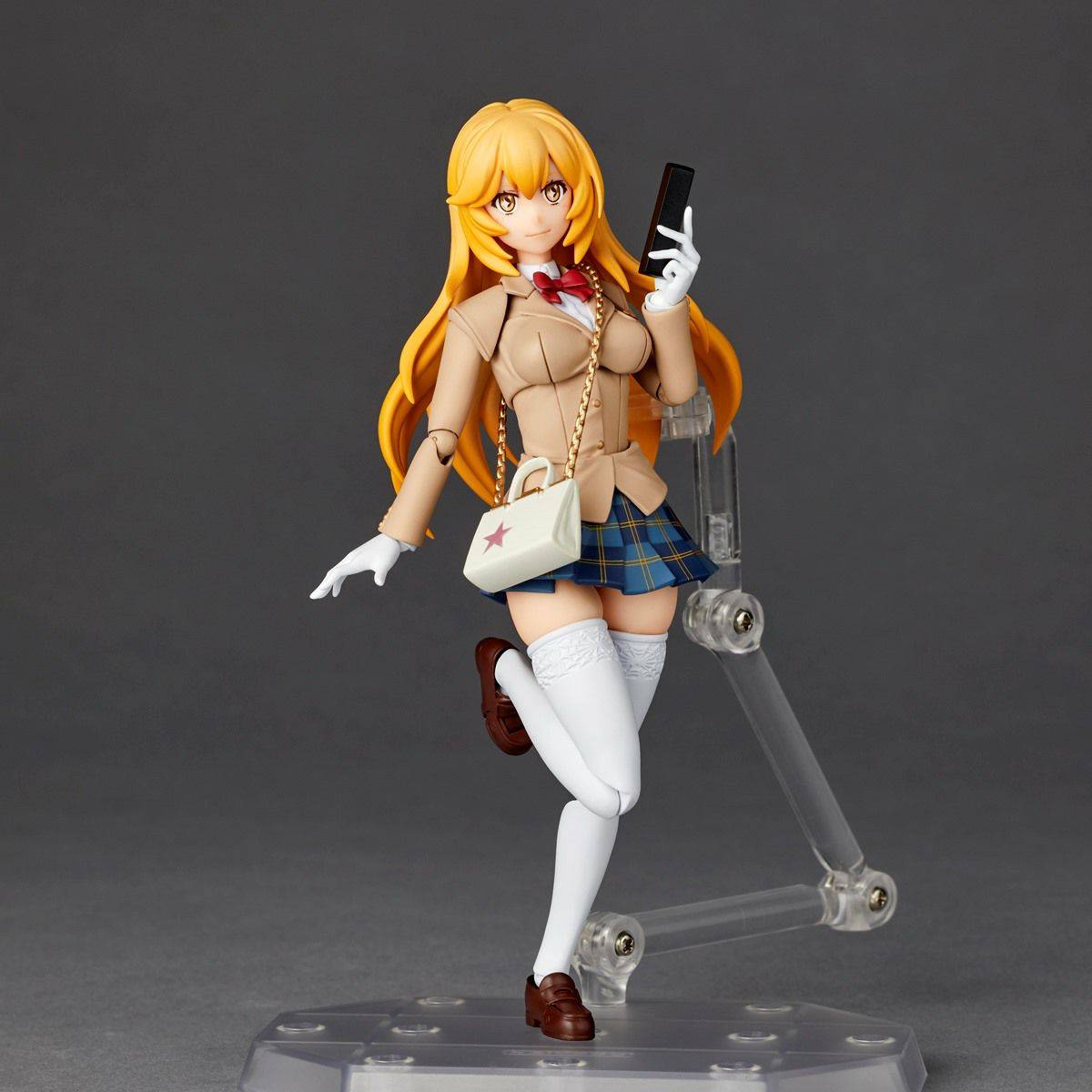 Amazing Yamaguchi Revoltech Action Figure - Misaki Shokuhou Winter Uniform Ver. (NR046) | Highly Articulated Collectible for Anime Fans & Display