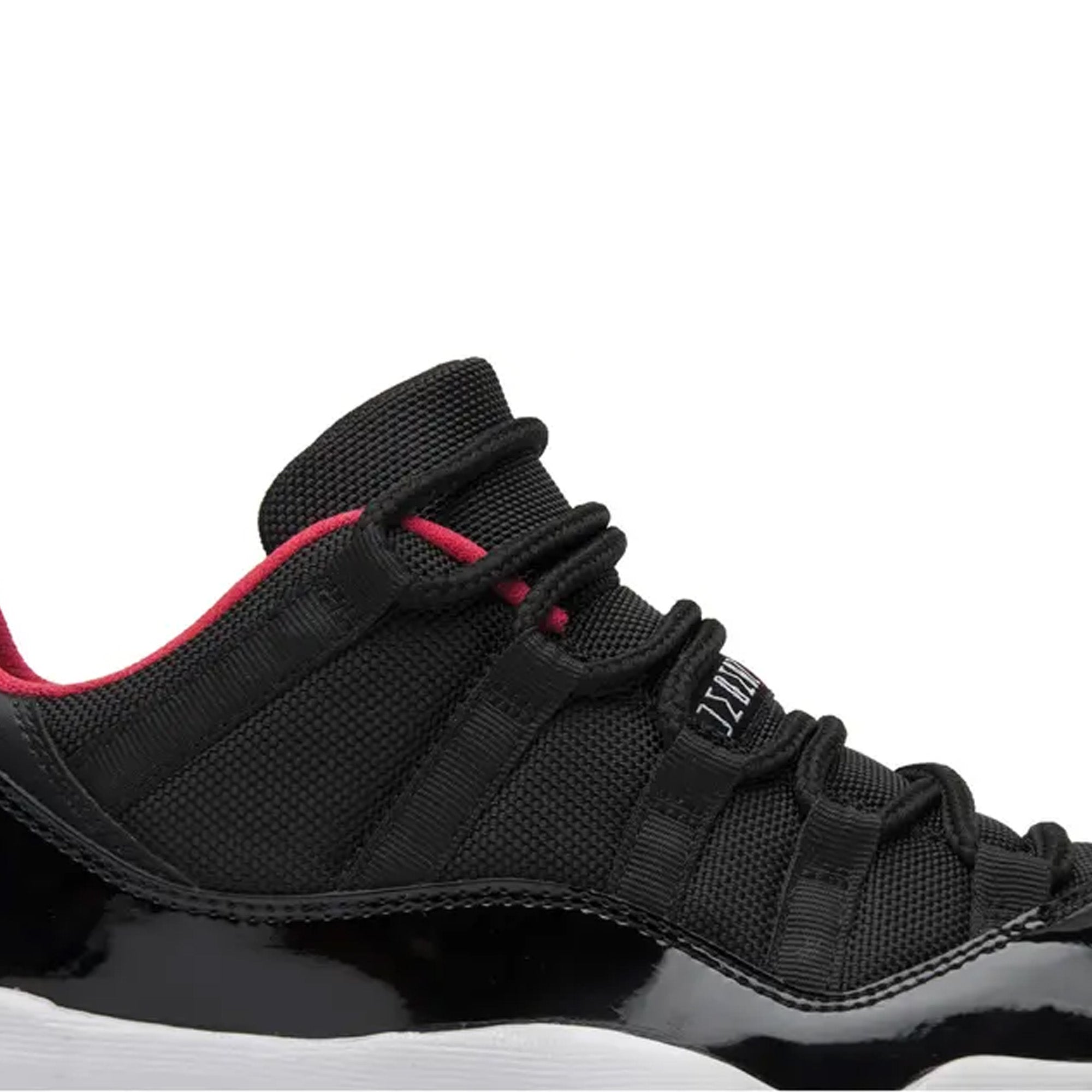 Air Jordan 11 Retro Low 'Bred' Men's Basketball Shoes (2015 Release) - Classic Black/Red Colorway for Casual Wear & Street Style