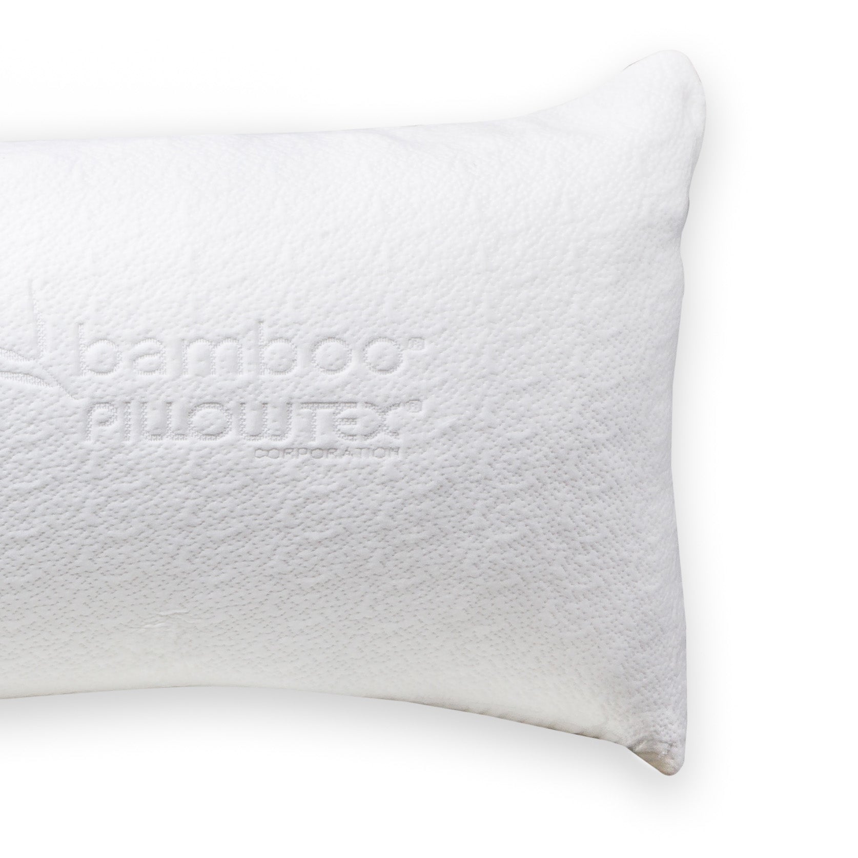 Premium Bamboo Pillow Cover by Pillowtex - Hypoallergenic & Breathable for a Cool & Comfortable Sleep - Perfect for Bedroom, Travel & Allergy Relief
