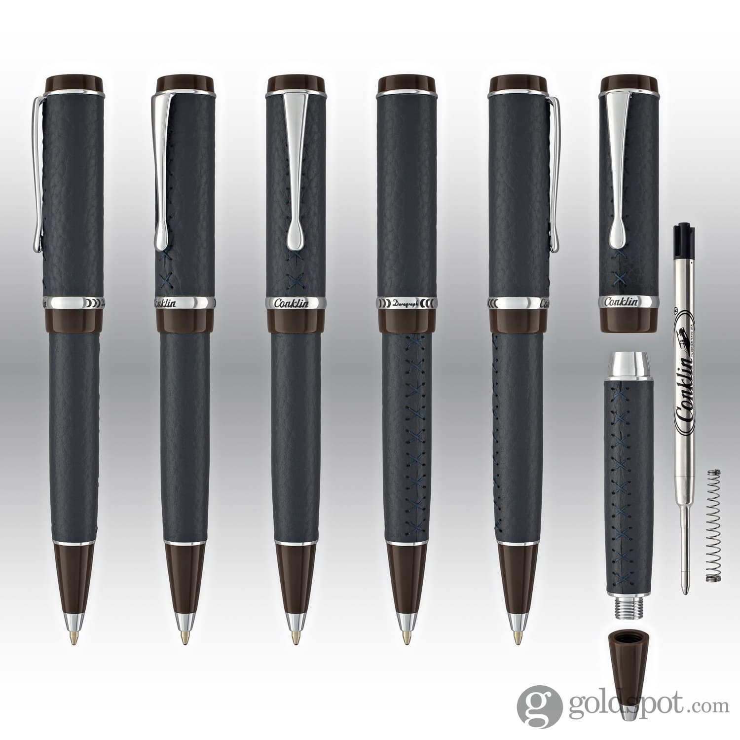 Conklin Duragraph Special Edition Ballpoint Pen - Premium Matte Black Finish (Savoy) - Perfect for Business Professionals & Gift Giving