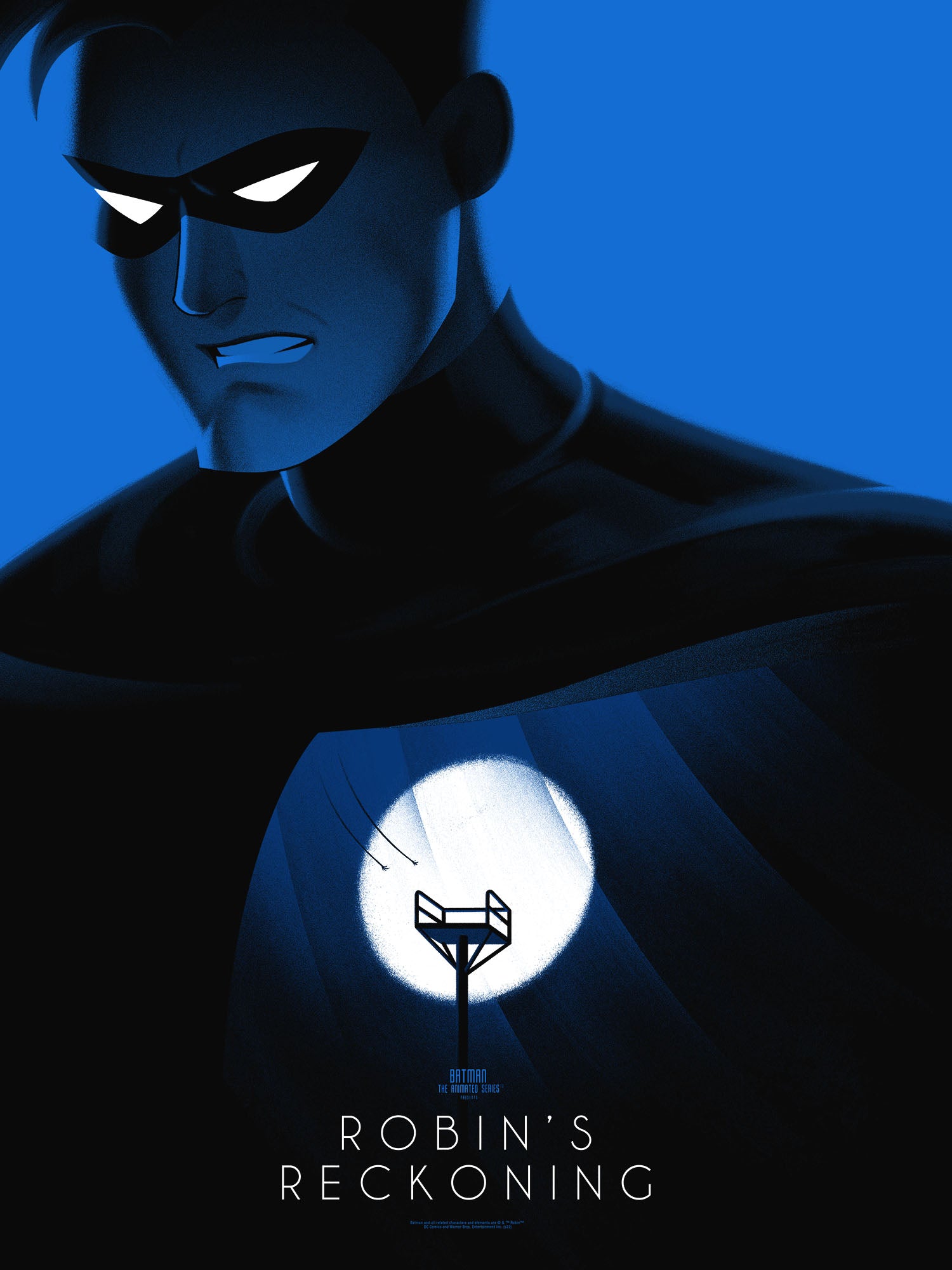 Batman: The Animated Series Robin's Reckoning Variant Poster - Limited Edition DC Comics Collectible for Home Theater & Man Cave Decor