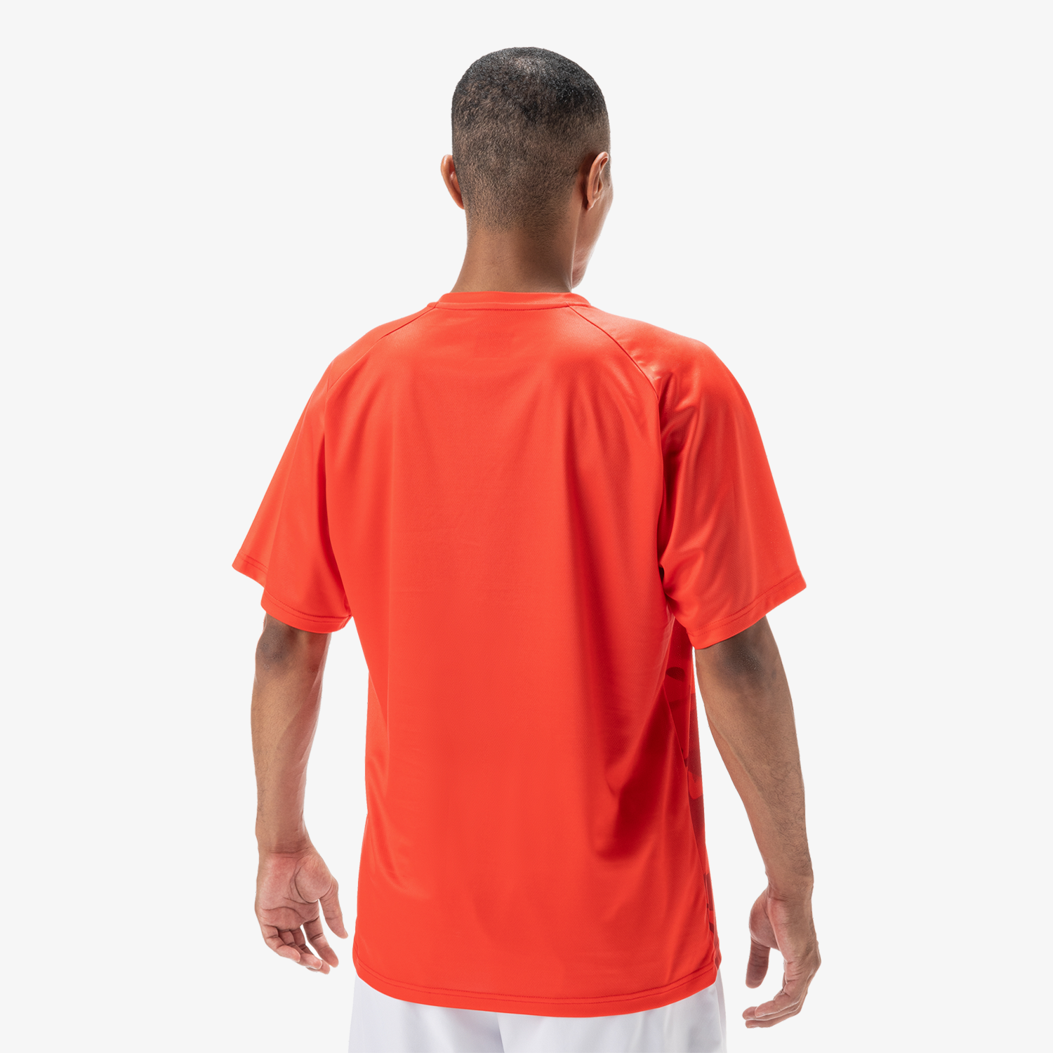 Yonex YM0033 Men's Crew Neck T-Shirt - Breathable, Comfortable & Lightweight - Pearl Red - Perfect for Tennis, Badminton & Casual Wear