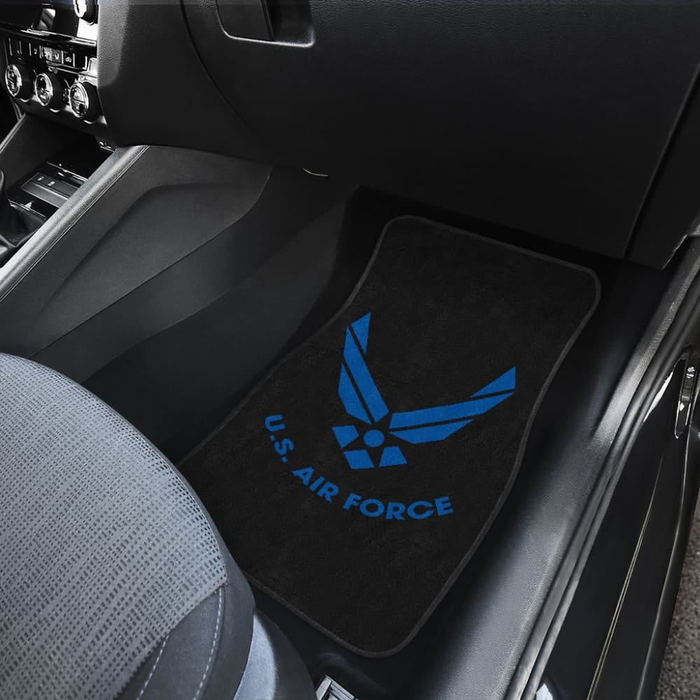 Premium US Air Force Printed Car Floor Mats - Durable All-Weather Protection for Trucks & SUVs - Perfect Military Gift for Veterans & Car Enthusiasts - Ideal for Road Trips, Daily Commutes & Off-Road Adventures