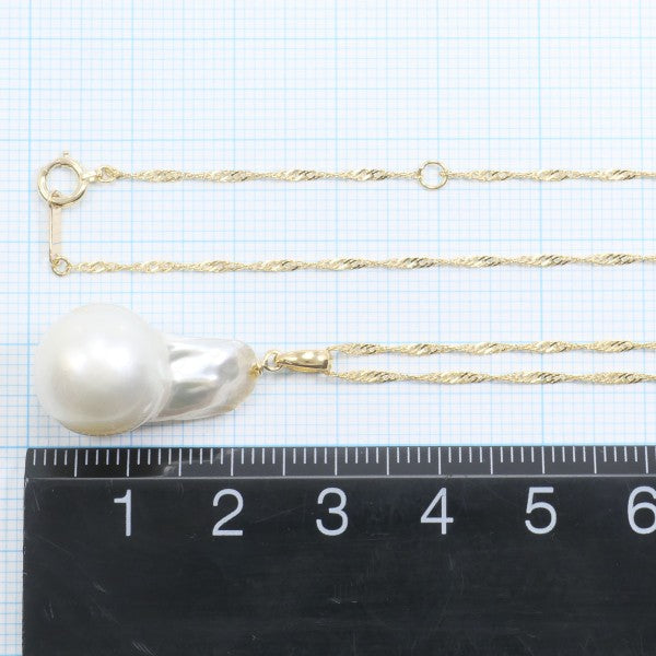 18K Yellow Gold Pearl Necklace for Women - Elegant & Timeless Jewelry Gift for Birthday, Anniversary, Wedding & Special Occasions