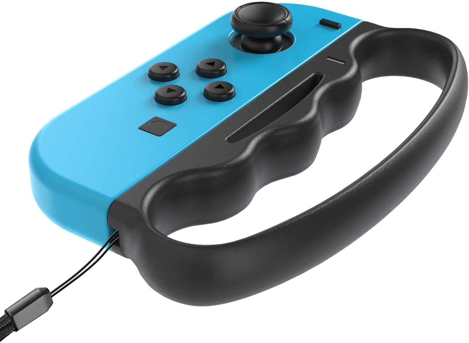 FANPL Upgraded Fitness Boxing Hand Grips for Nintendo Switch & OLED Model JoyCon - 2 Pack (Black) - Ergonomic Controller Accessories for Adults & Kids - Perfect for Ring Fit Adventure, Just Dance & VR Gaming