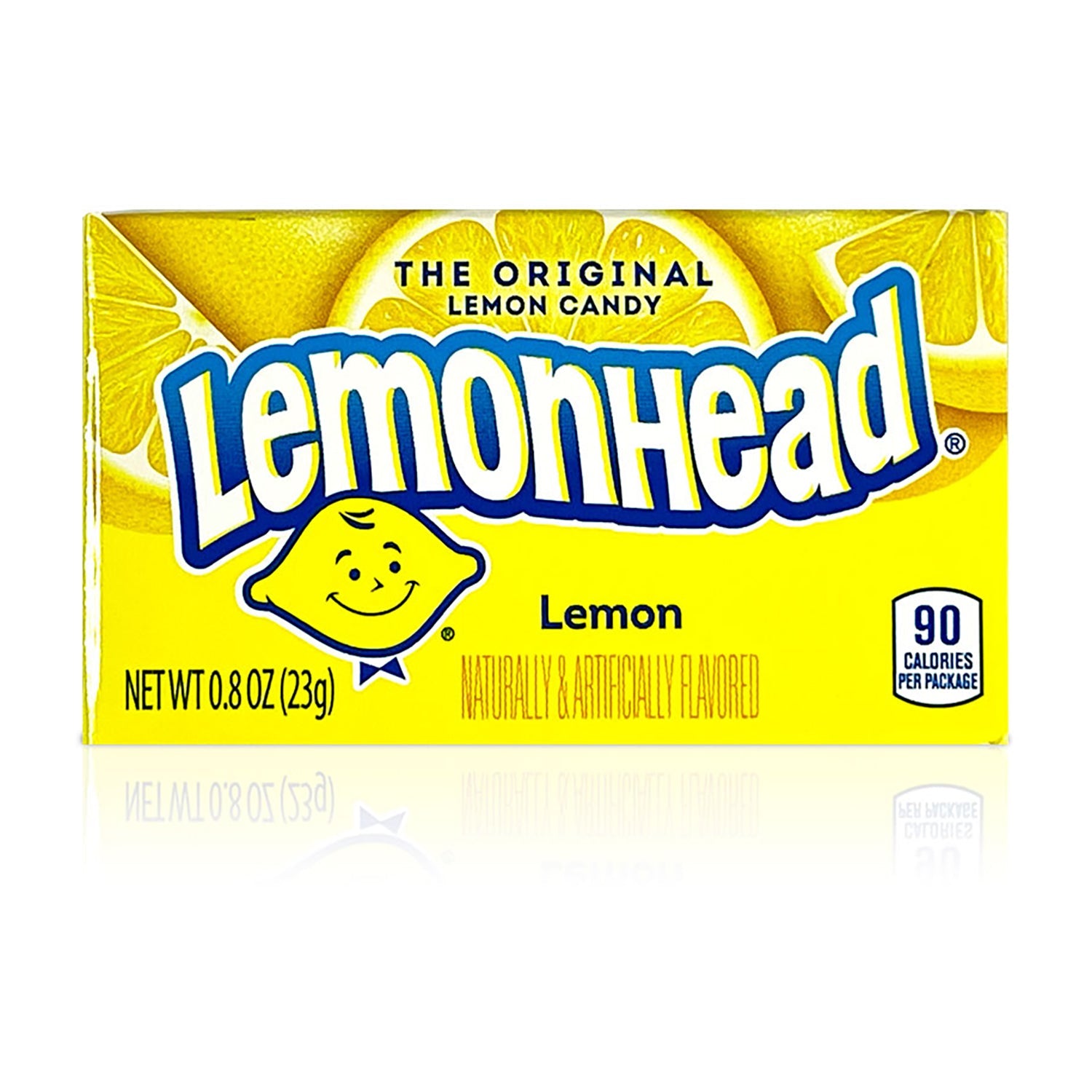 Ferrara Lemonheads Candy - 0.08oz Bite-Sized Lemon Drops, 24 Count Box - Perfect for Parties, Movie Nights & Office Snacks