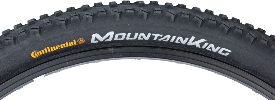 2 Pack Continental Mountain King 27.5x2.6 Tubeless MTB Tires - ShieldWall Protection & PureGrip Compound for Mountain Biking (C1230055) - Perfect for Trail Riding, Downhill & All-Mountain Adventures