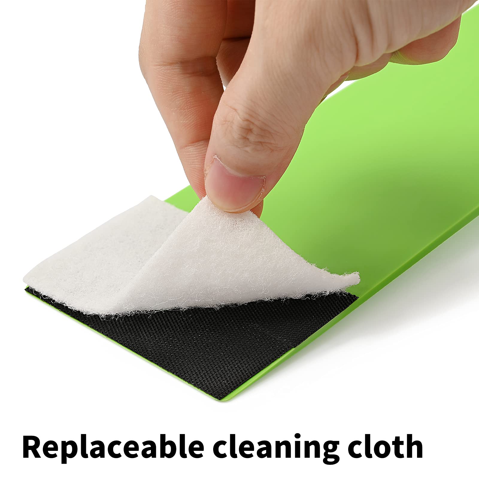 Long Reach Auto Bulldozer Squeegee - Window Tint Tool for Car Glass Cleaning with 3 Scrub Pads - Perfect for Vehicle Tint Film Installation