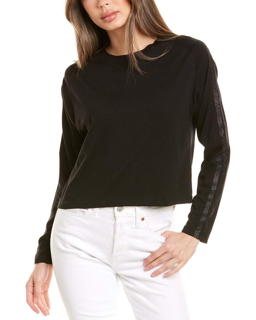 Monrow Women's Long Sleeve T-Shirt - Soft Cotton Casual Top for Everyday Wear | Perfect for Work, Weekend & Layering
