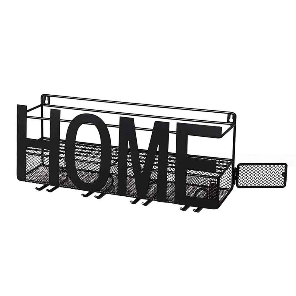 RENSLAT Wall Mounted Stemware Holder - Iron Wine Glass Rack for Kitchen, Bar & Living Room | Space-Saving Home Decor Storage Shelf for Wine Glasses & Cups