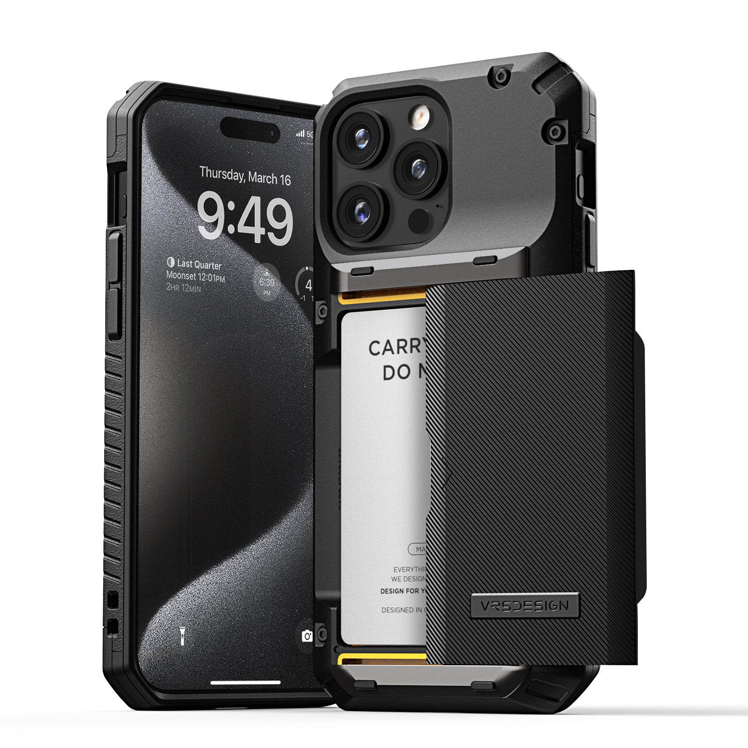 iPhone 15 Series Case - Damda Glide Pro Protective Cover with Slim Fit & Shock Absorption - Perfect for Everyday Use, Travel & Outdoor Activities