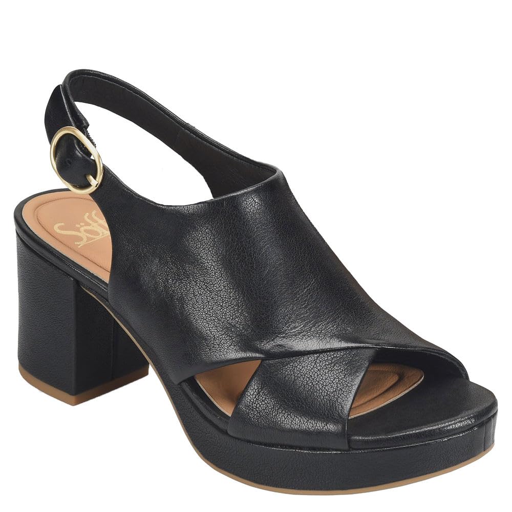 Söfft Women's Liv Platform Sandals - Comfortable Slip-On Shoes for Women with Arch Support | Perfect for Summer, Beach, Travel & Casual Outfits