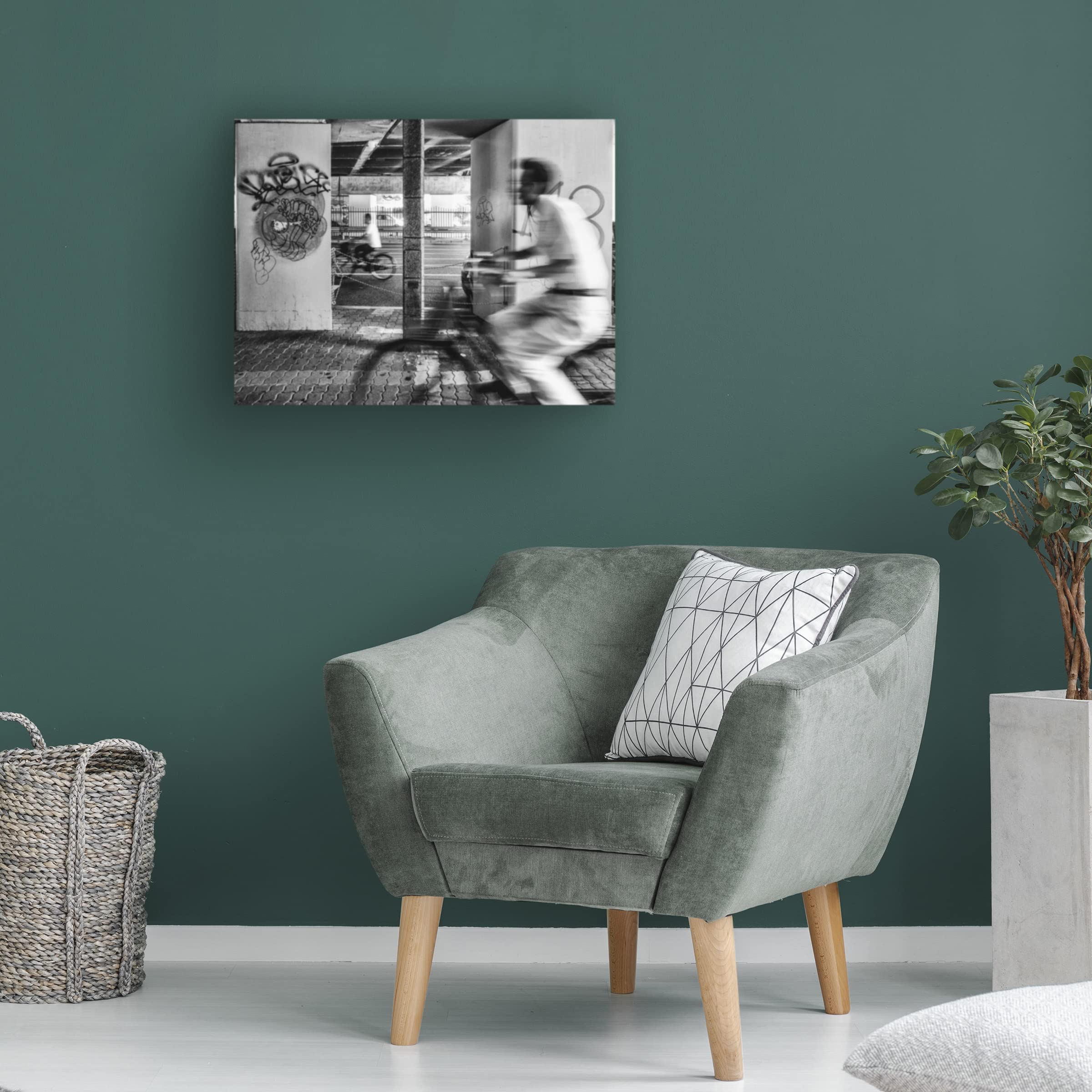 Trademark Fine Art 'There Is No Hurry' Canvas Wall Art by Kumiko Nakata - Japanese Zen Style Painting for Living Room, Bedroom & Office Decor