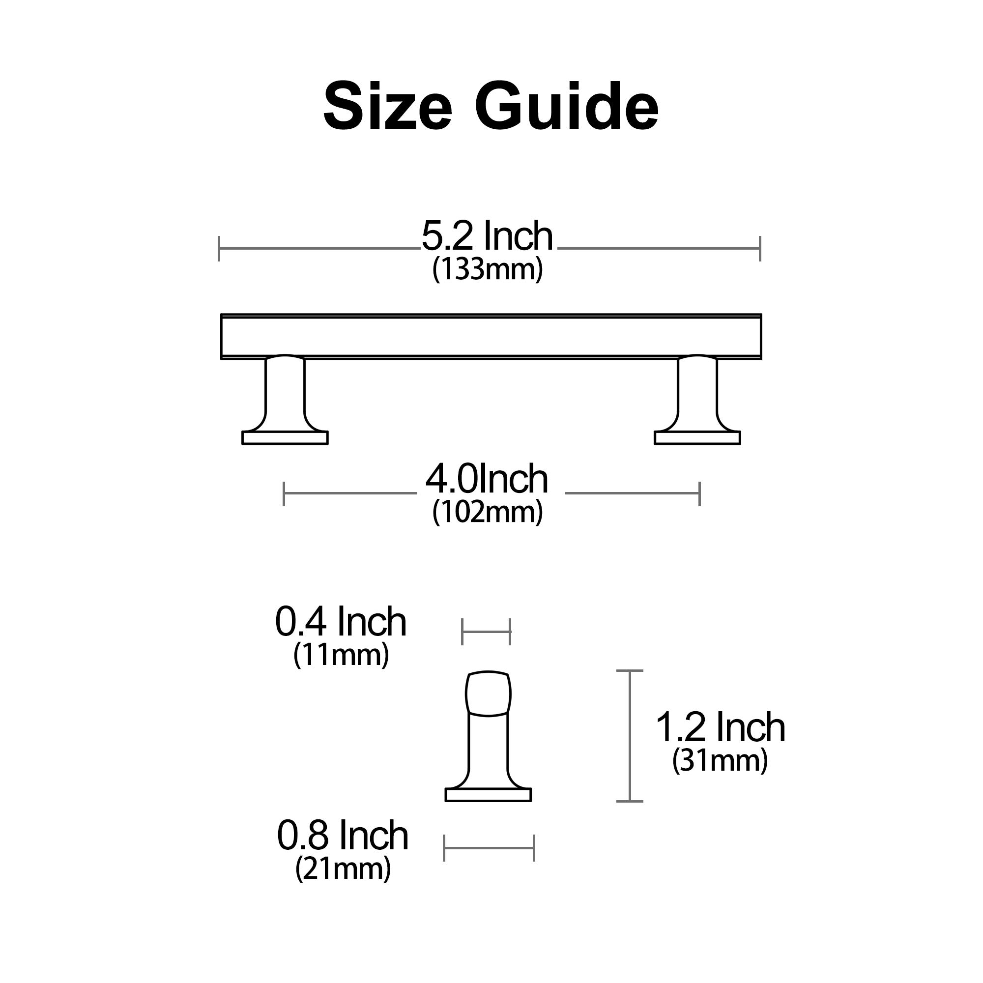 Alzassbg 10 Pack Oil Rubbed Bronze Cabinet Pulls - 4 Inch (102mm) Hole Center Straight Bar Handles for Kitchen Cabinets & Drawers - Durable Hardware (AL3084ORB) - Perfect for Modern Kitchens, Bathroom Vanities & Furniture Upgrades