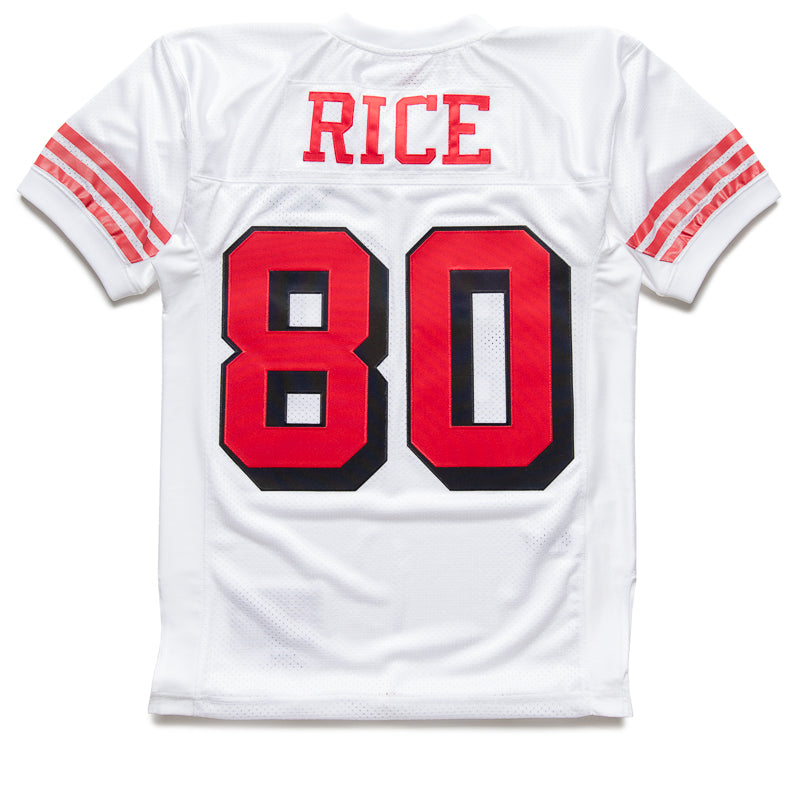Authentic Mitchell & Ness Jerry Rice San Francisco 49ers NFL Football Jersey - White - Perfect for Game Day, Fan Events & Sports Memorabilia Collection