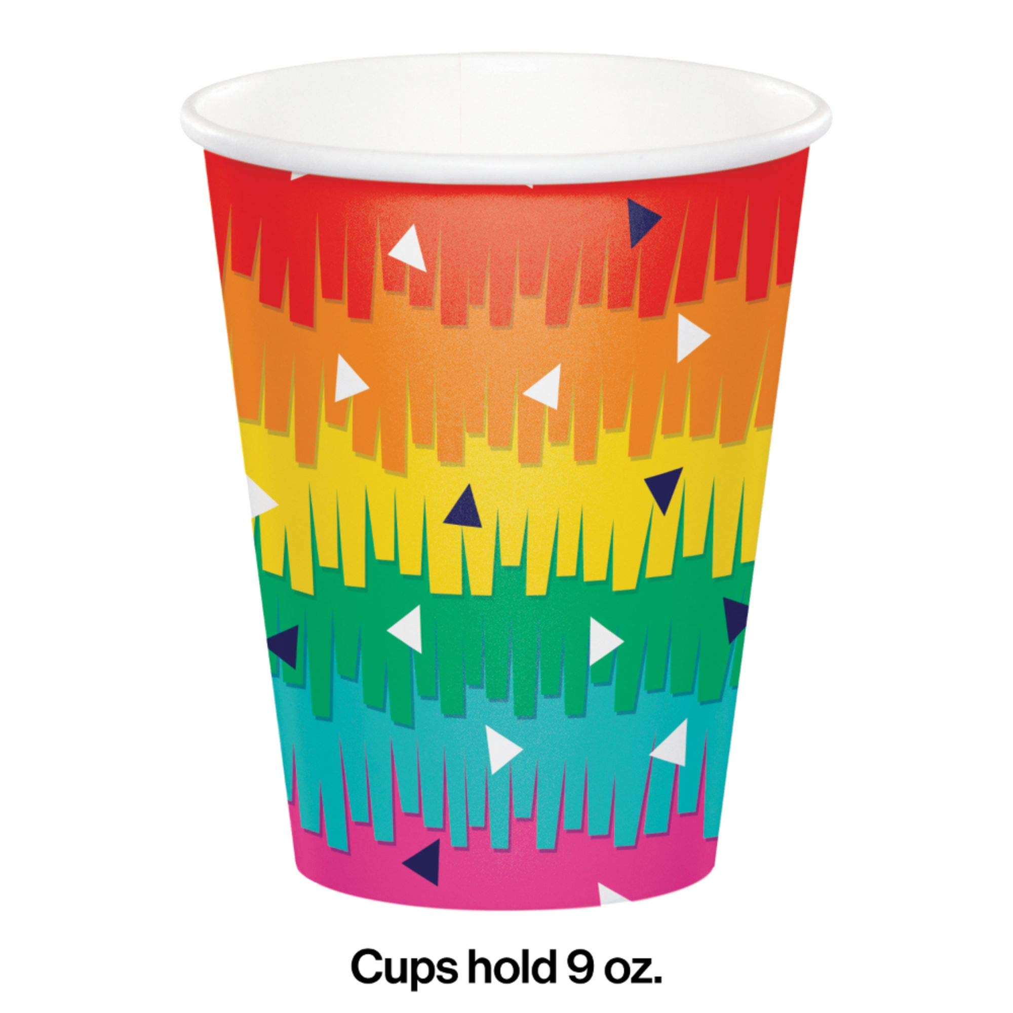 96-Pack Red & Green Fiesta Party Cups 9oz - Disposable Plastic Cups for Cinco de Mayo, Christmas Celebrations, BBQs & Outdoor Events