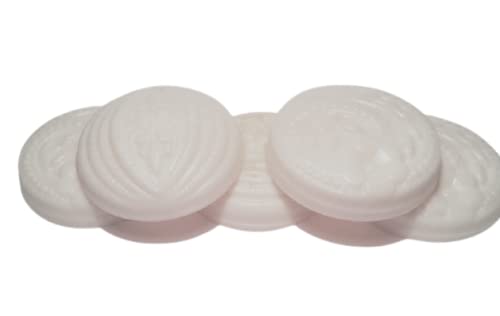 Tuberose-Gardenia Scented Shea Butter & Goat Milk Soap Set - 5 Piece Guest Size - Luxury Handmade Soap for Spa, Gifts & Hotel Amenities