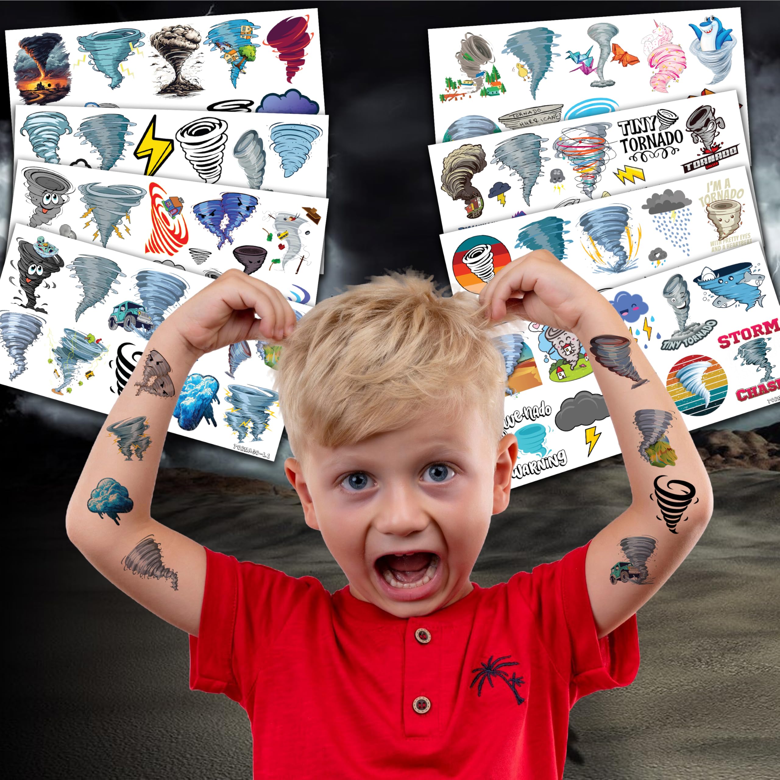 Tornado Party Decorations 96 PCS - Kids Birthday Favors & School Prizes for Boys Girls