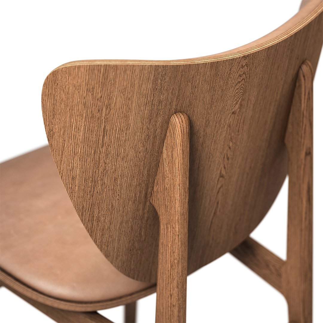 Elephant Upholstered Dining Chair - Modern Fabric Accent Chair for Kitchen, Dining Room & Home Office - Comfortable Seating with Stylish Design