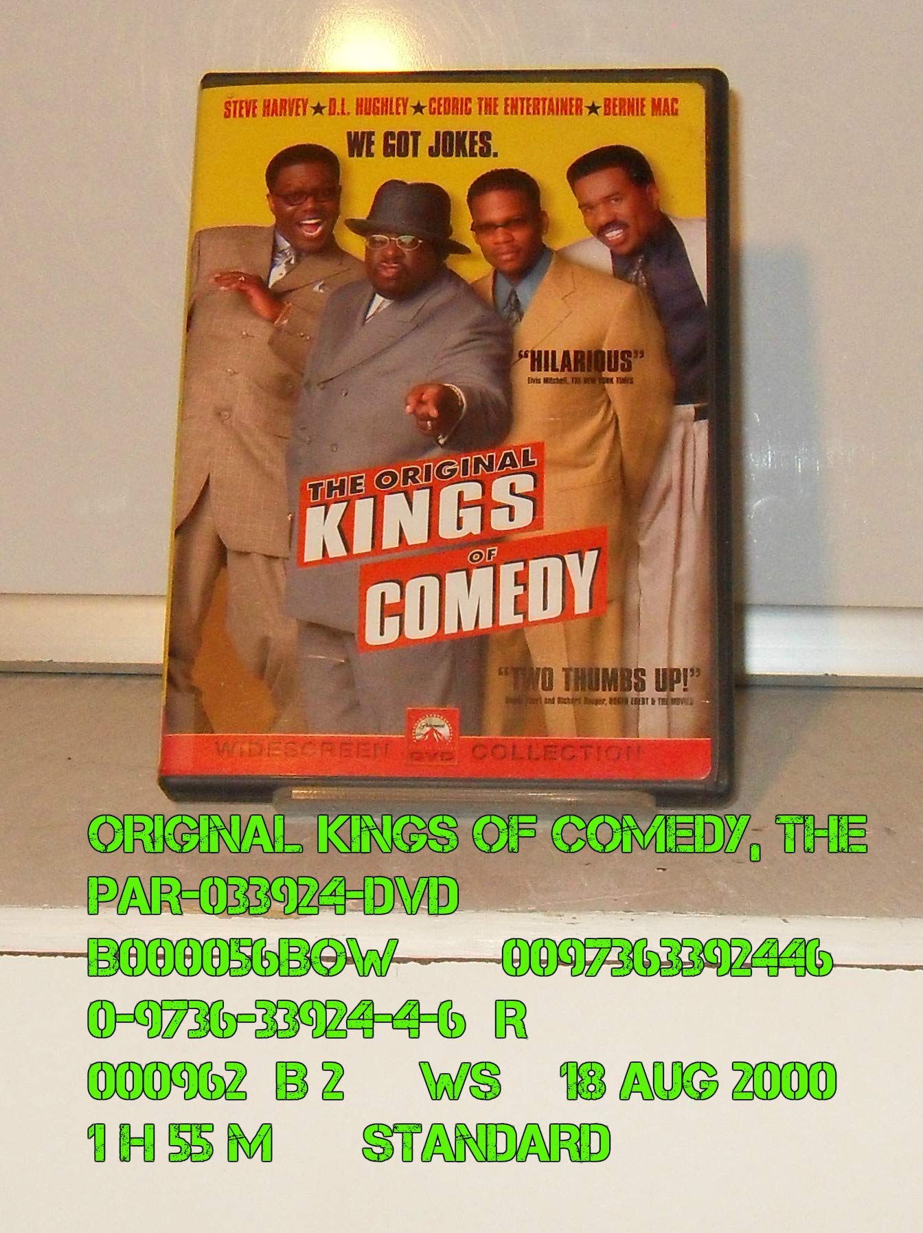 The Original Kings of Comedy - Stand-Up Comedy Special DVD - Perfect for Movie Nights & Comedy Lovers