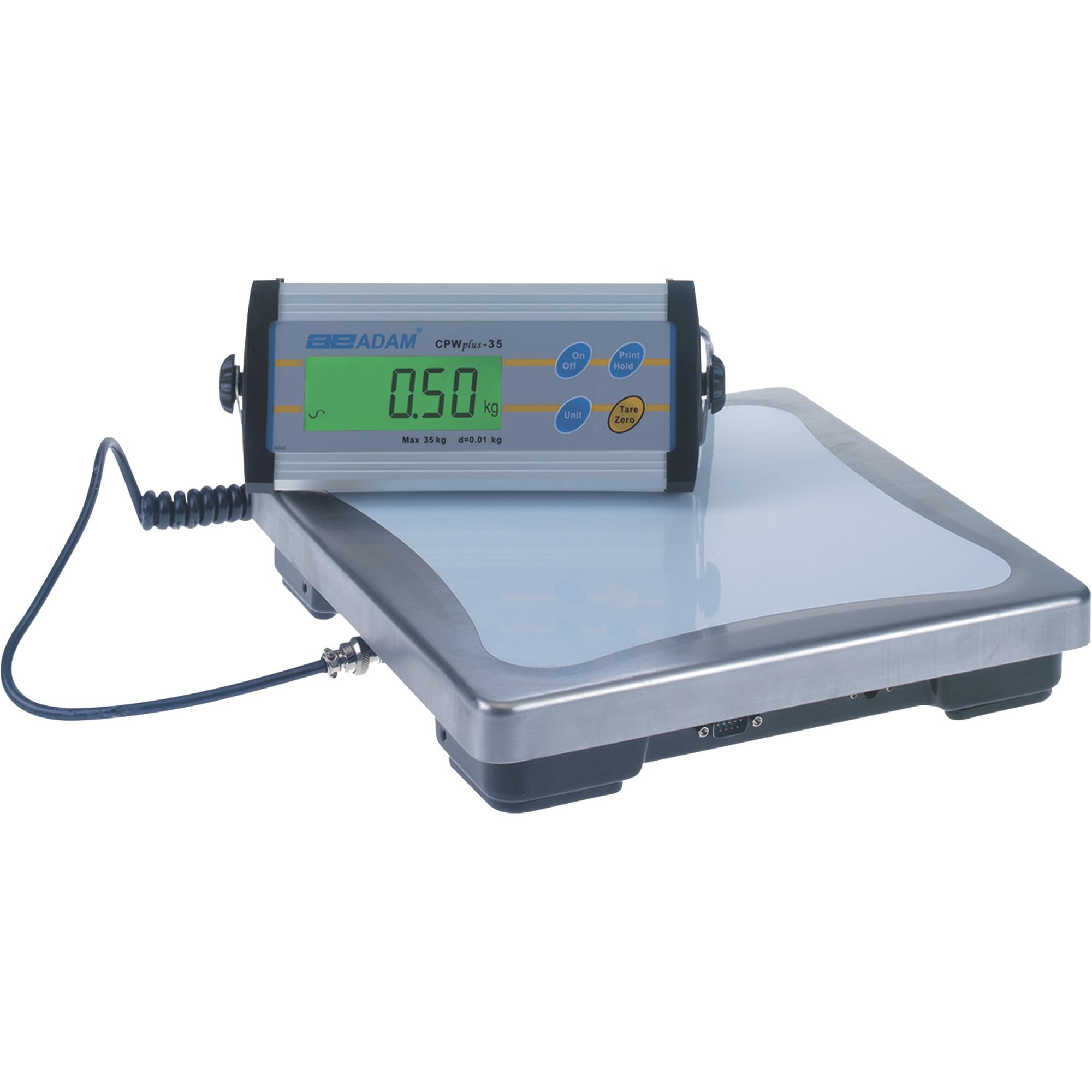 Stainless Steel Weighing Scale with 440 lb Capacity - Perfect for Shipping, Warehousing & Industrial Use
