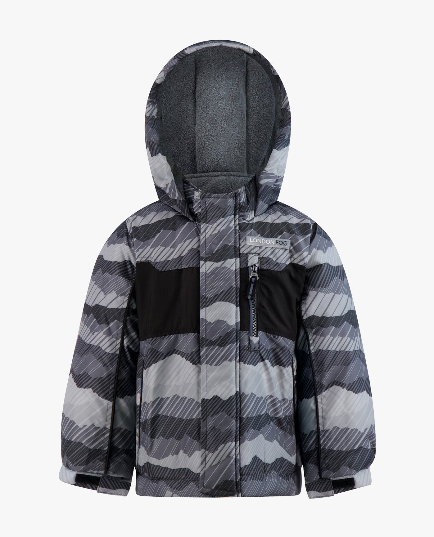 Big Boys Zip Front Hooded Jacket with Snow Pants - Winter Outdoor Snowsuit Set for Skiing, Snowboarding & Cold Weather Play