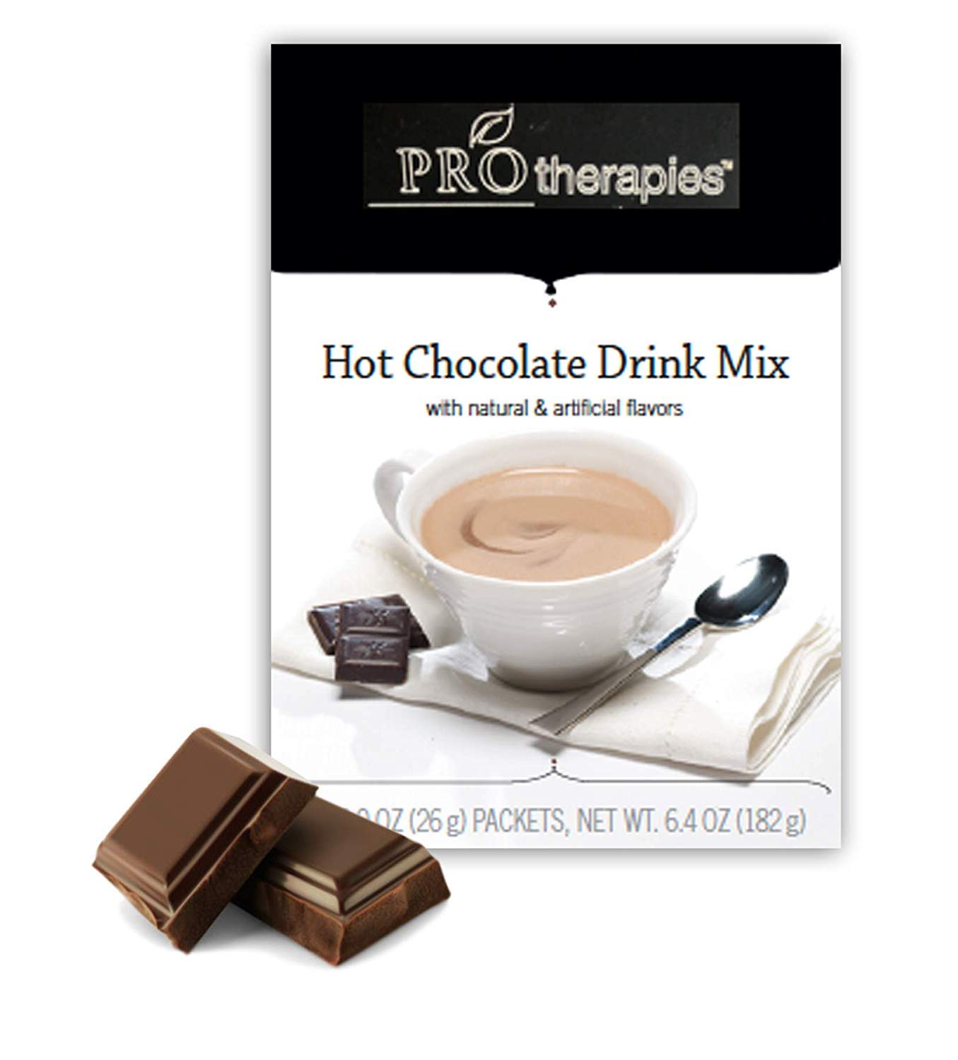 High Protein Chocolate Drink Mix - Low Carb Hot Cocoa Protein Powder (15g Protein per Serving) - 7 Servings - Post Workout Recovery & Healthy Breakfast Option