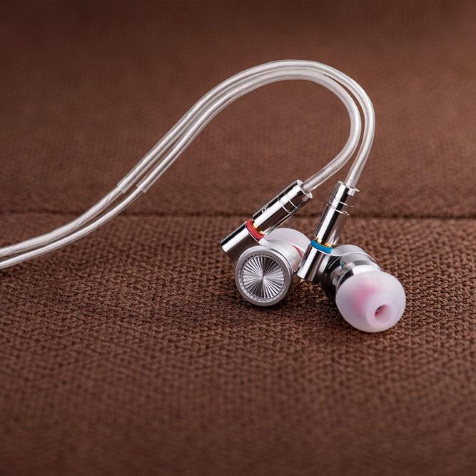 TinHiFi T4 CNT Dynamic Driver In-Ear Earphones - High Resolution IEM Monitor with MMCX Connector for Audiophiles, Musicians & Studio Recording