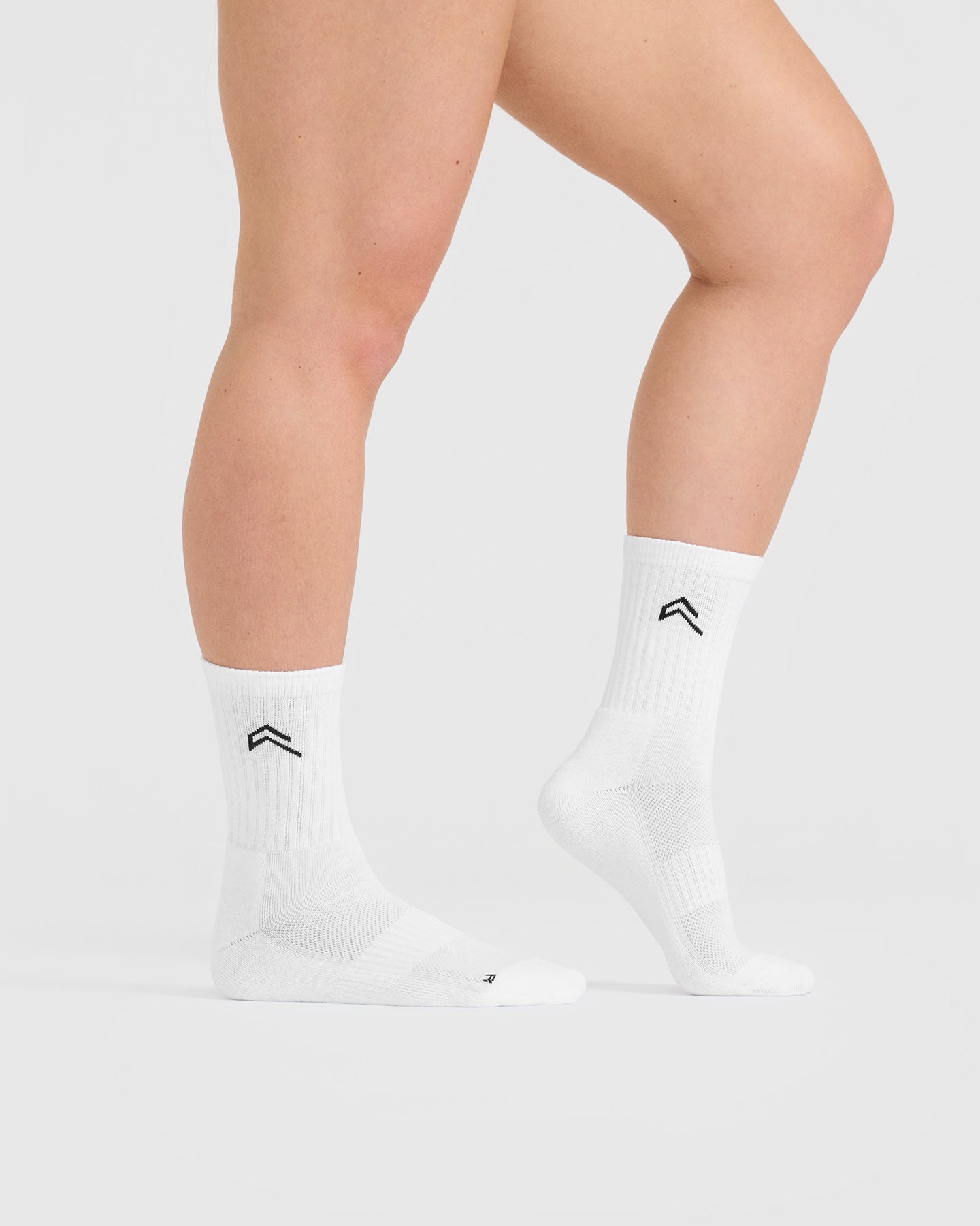 Premium 5-Pack Crew Socks for Men & Women - Soft Comfortable Cotton Blend (Grey/White/Black) - Perfect for Work, Sports & Everyday Wear