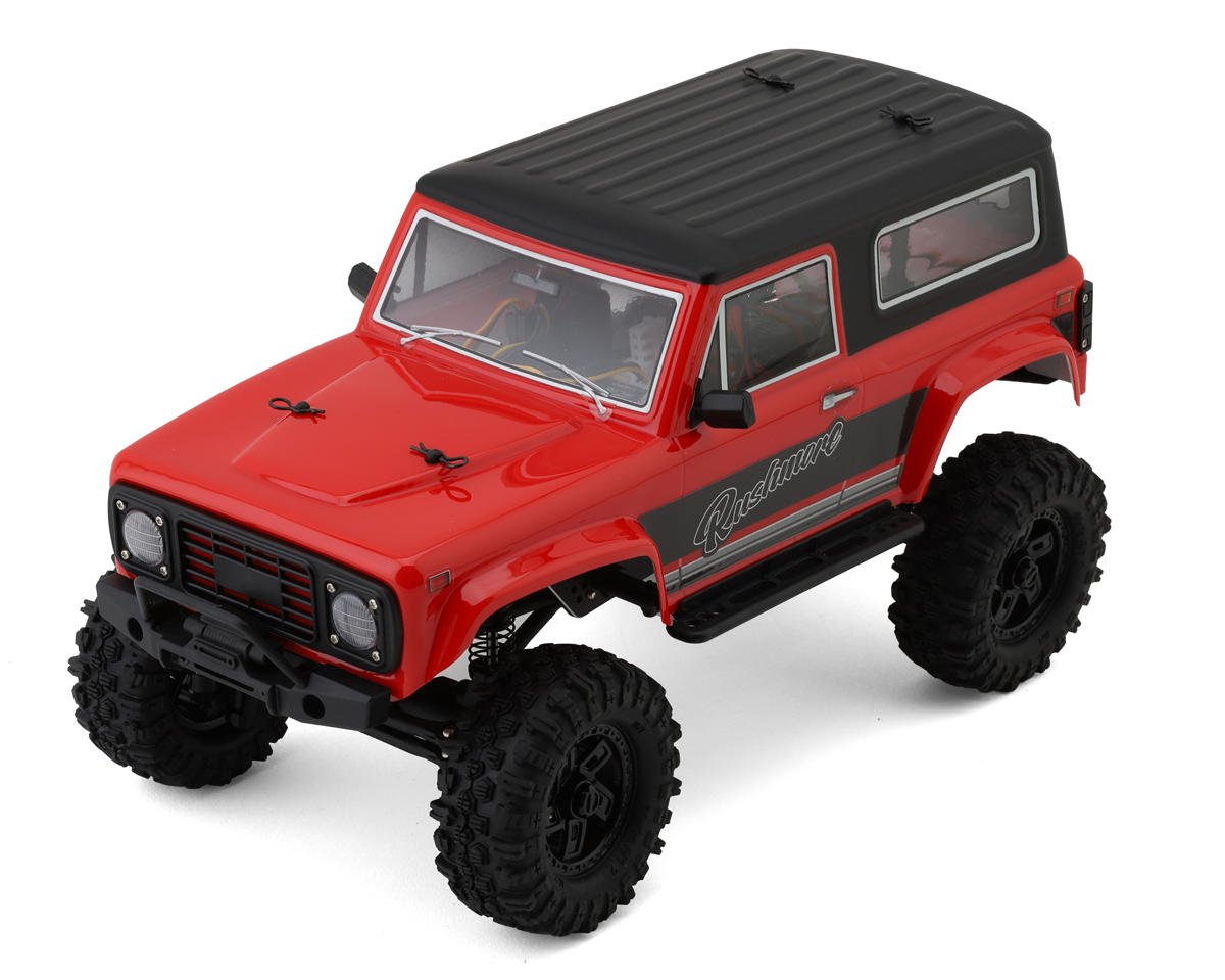 2024 Rushmore 1/18 Scale Brushless 4X4 RC Rock Crawler RTR (Ready-to-Run) - Red | Off-Road Remote Control Car for Adults & Kids | Perfect for Trail Crawling, Backyard Adventures & Indoor Racing