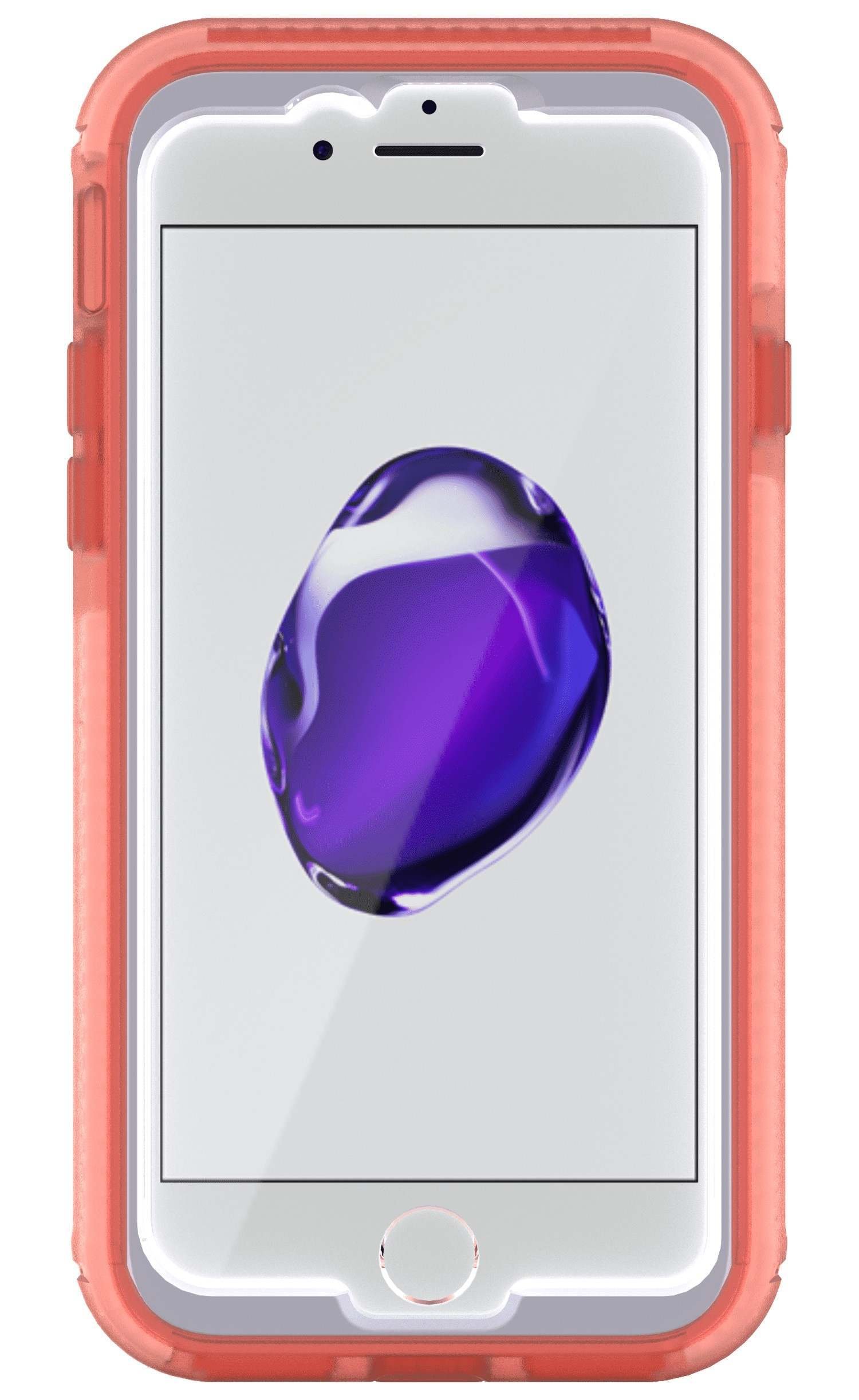 Tech21 Evo Tactical Extreme Rugged Case for iPhone 7 - Shockproof, Drop Protection, Military-Grade (Rose Pink) - Perfect for Outdoor Adventures, Travel & Daily Use