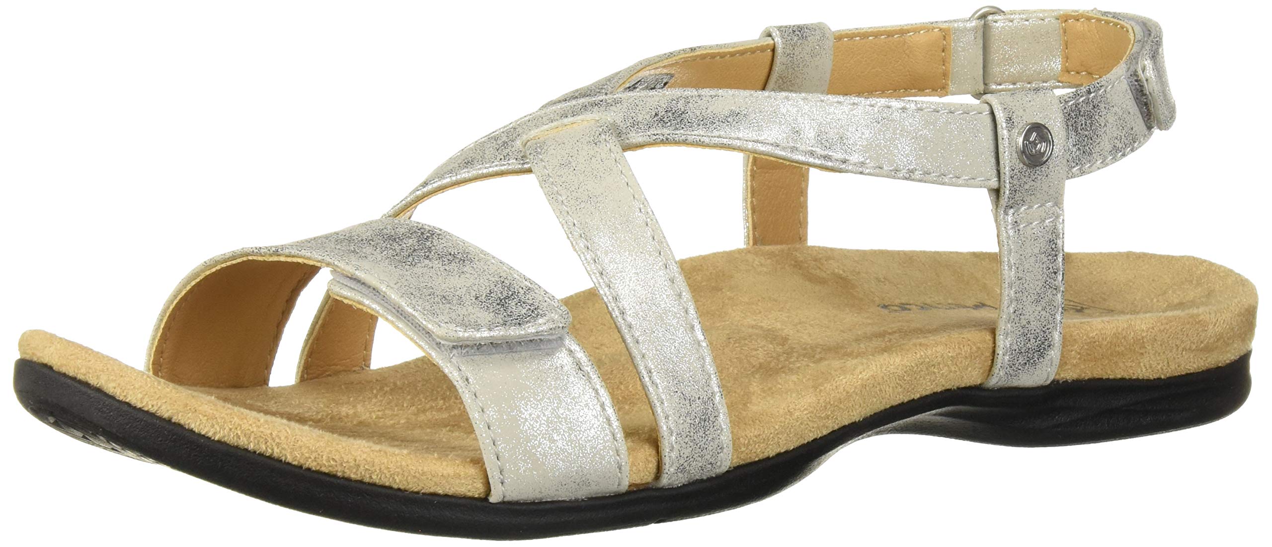 Spence Women's Cross Strap Sandals - Comfortable Arch Support Walking Shoes for Summer, Beach & Casual Outings