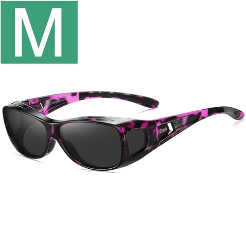 M Size Purple Tortoise Frame Grey