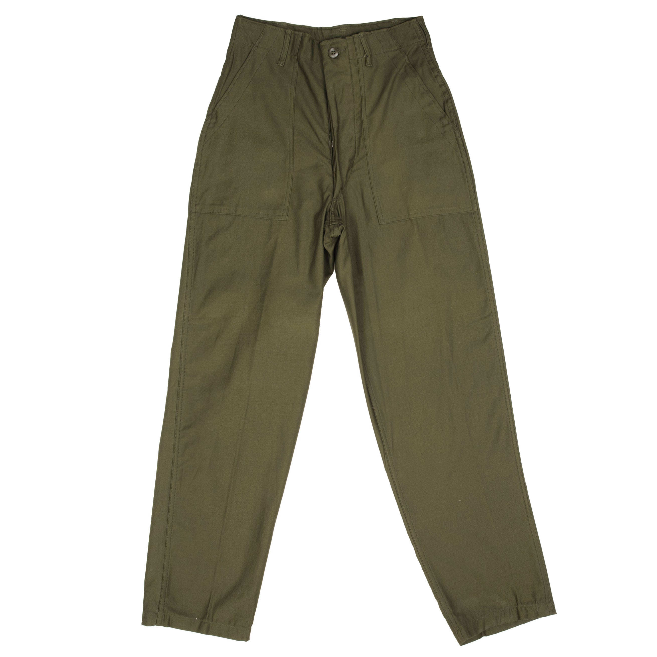 Vintage US Army OG-107 Utility Pants - 1970s Deadstock Military Trousers Size 30x31 - Authentic Military Surplus for Outdoor, Hiking & Vintage Fashion Collectors