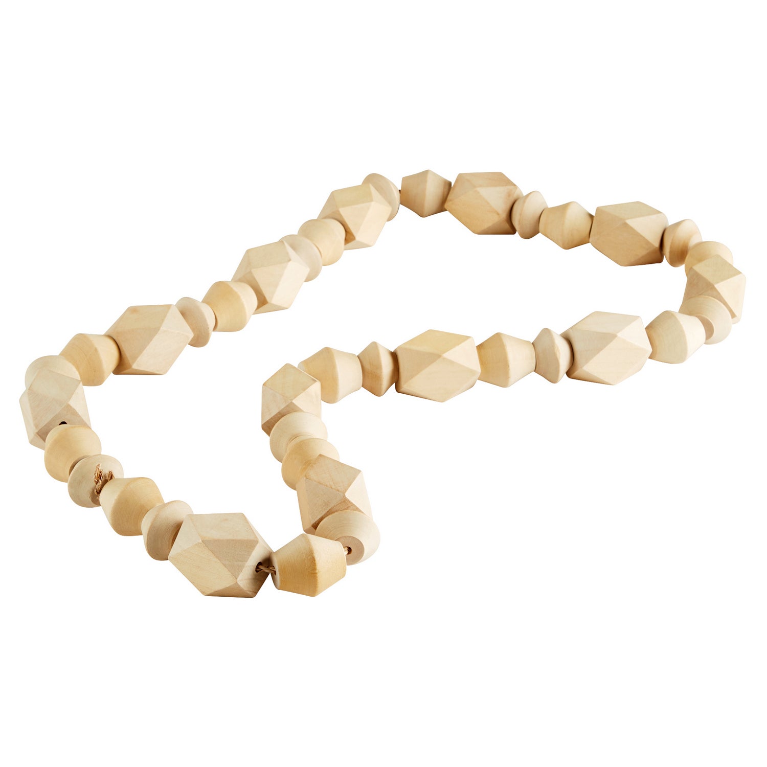 Cyan Design 11139 Natural Chai Beads - Handmade Wooden Beads for Jewelry Making, DIY Crafts, and Home Decor