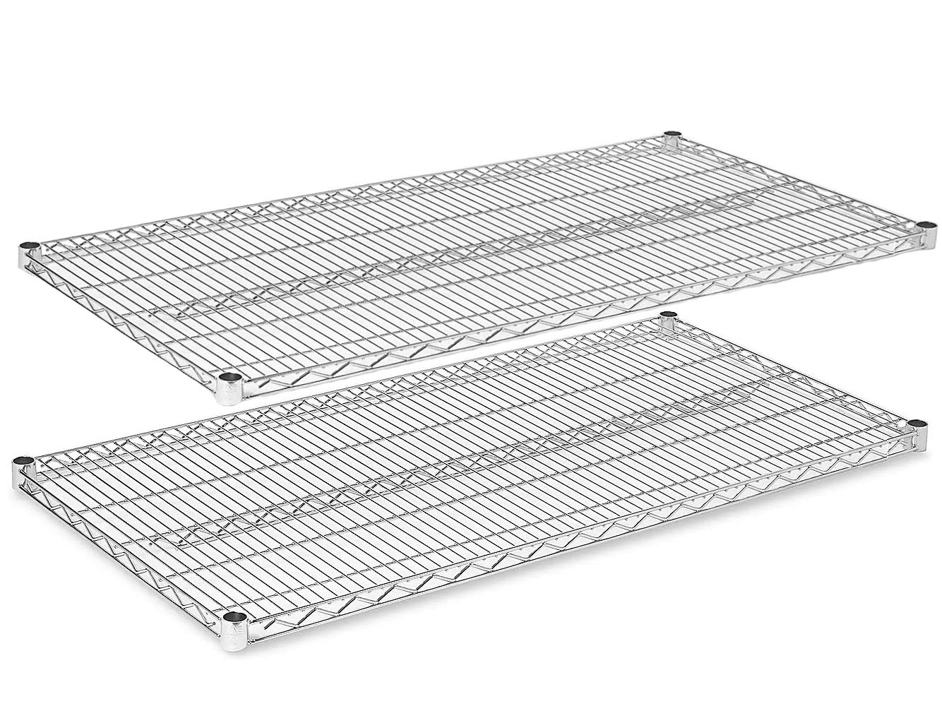 18x48 Chrome Wire Shelving - Heavy Duty NSF Storage Rack for Kitchen & Garage