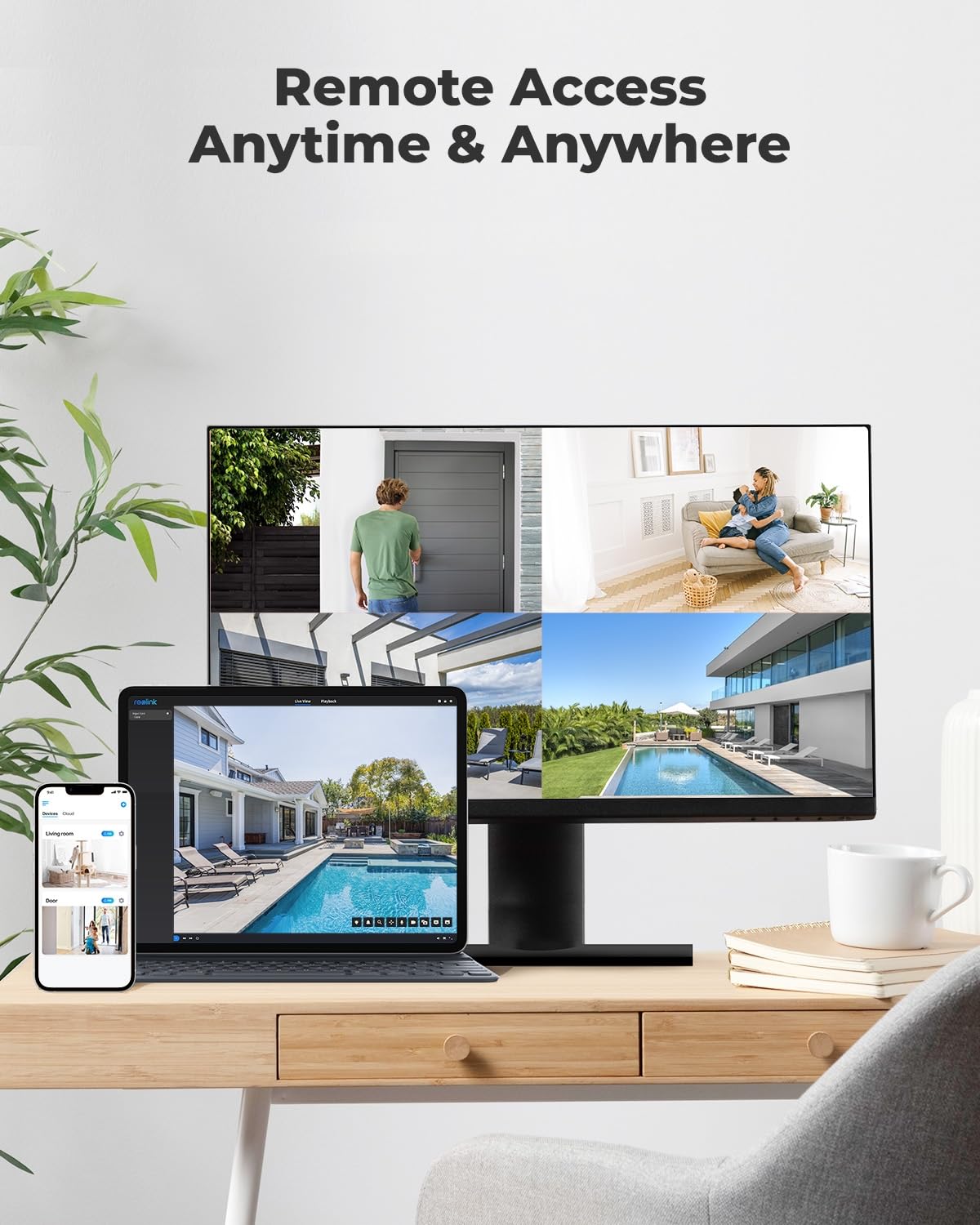 REOLINK RLC-520A 5MP HD Outdoor Security Camera - IP PoE Dome Surveillance with Smart Human/Vehicle Detection, 100ft IR Night Vision, 256GB microSD Support - Works with Smart Home Systems - Ideal for Home Security, Business Monitoring & Property Surveillance