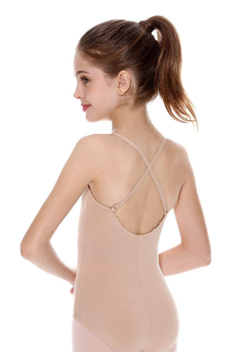 Só Dança Child Cotton Bodyliner - Comfortable Dancewear for Kids - Perfect for Ballet, Jazz & Contemporary Dance Classes