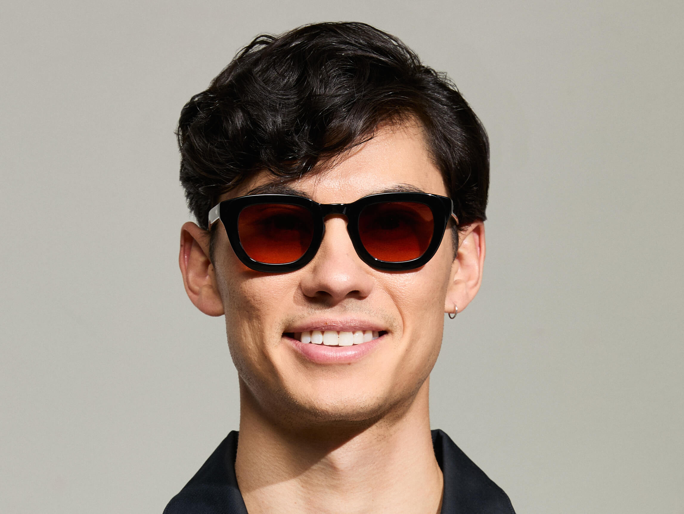 Telena Black Custom Made Tinted Sunglasses - UV Protection & Polarized Lenses for Outdoor Sports & Driving