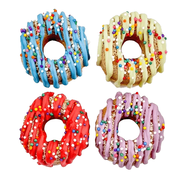 Bosco and Roxy Birthday Party Supplies | Drizzle & Fetti Donut Decorations for Kids Celebrations - Perfect for Birthday Parties, Baby Showers & Special Events