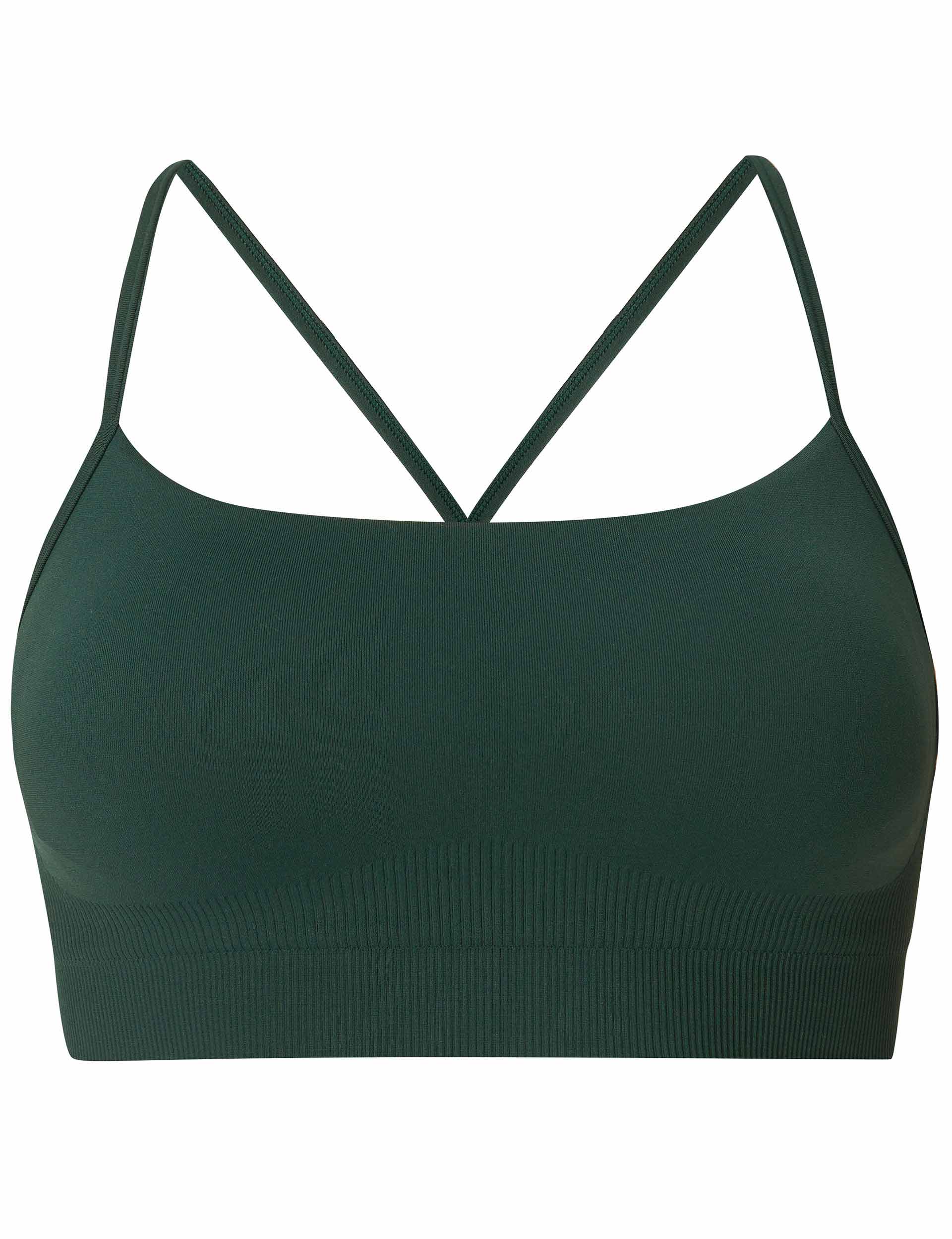 Spirit Restored Yoga Bra - Cedar Green | High Support Workout Top for Women | Perfect for Yoga, Pilates & Gym