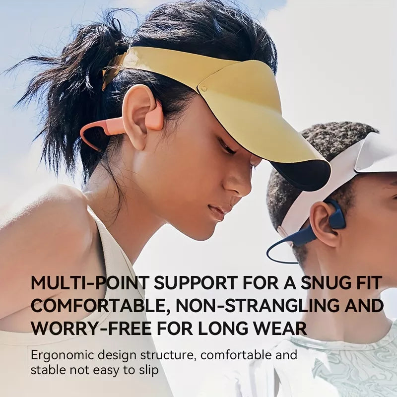 Sanag B70S Pro Airfoil Open Ear Swimming Bone Conduction Headphones - Wireless Bluetooth 5.3 IPX8 Waterproof for Running, Cycling, Workout & Outdoor Sports