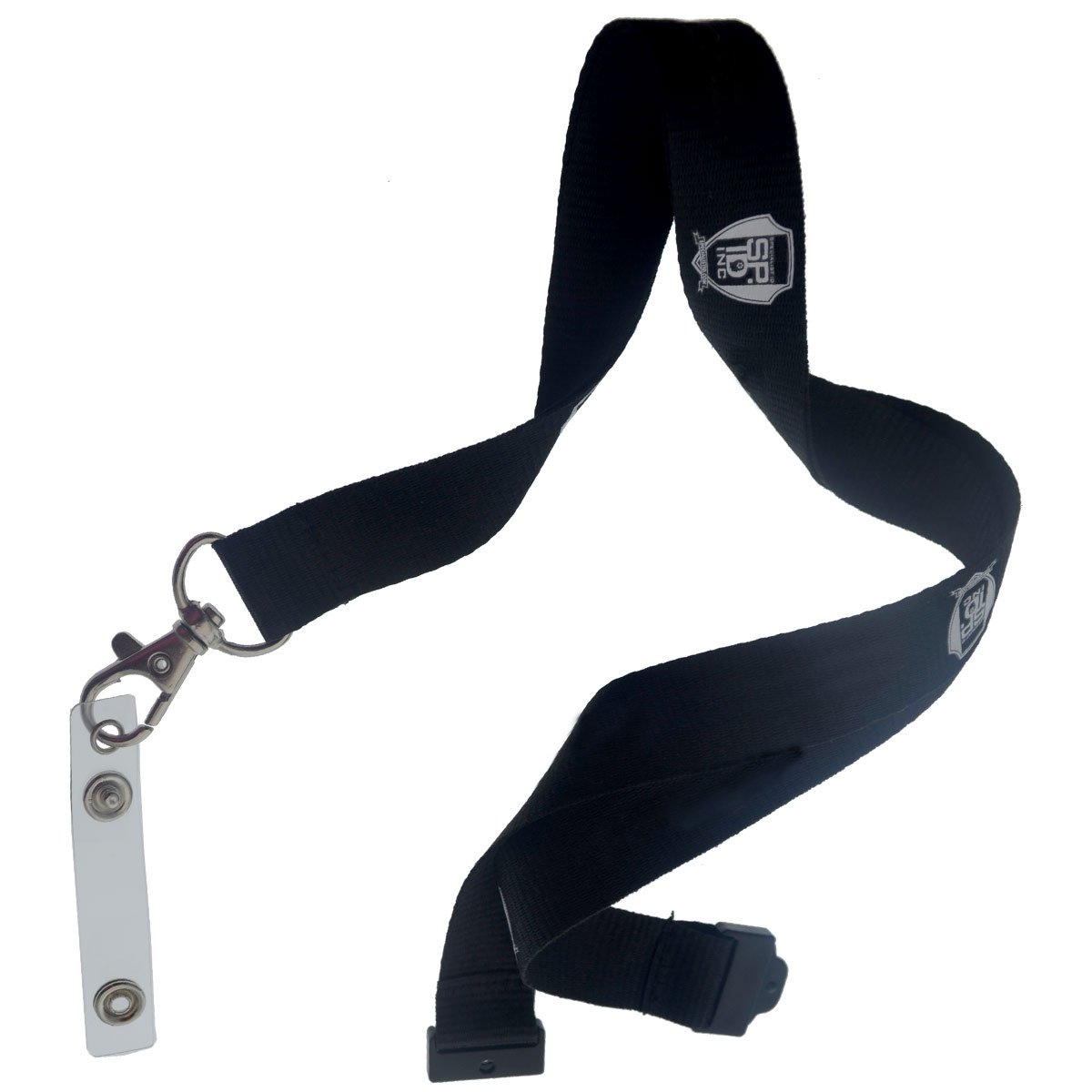 100-Pack Clear Vinyl ID Badge Holders with Snap - for Lanyards & Key Rings - Office & Event Use