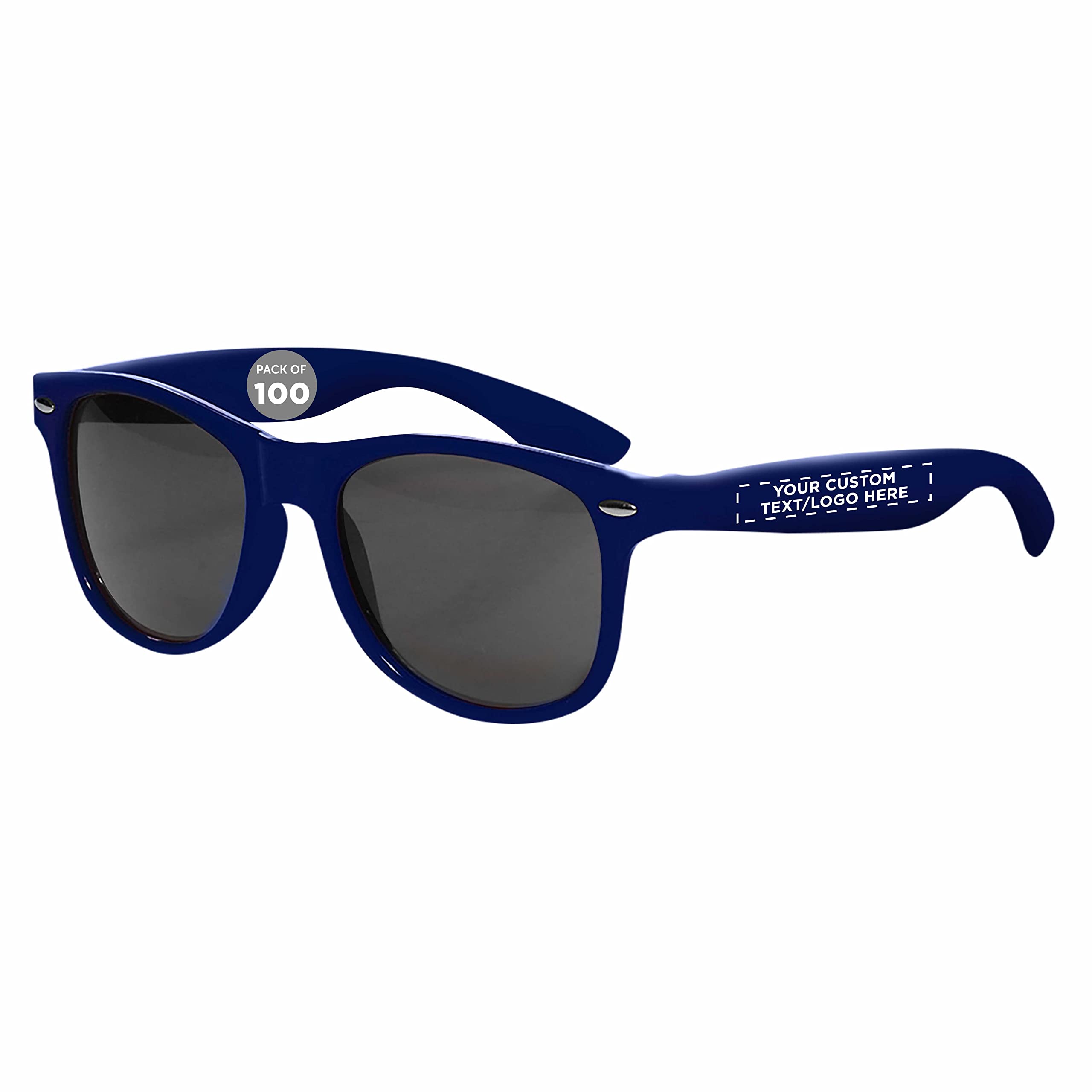Discount Promotions Sunglasses - Plastic Tahiti Glasses - Classic Style UV Protection Sunglasses for Men & Women - Perfect for Beach, Driving & Outdoor Activities