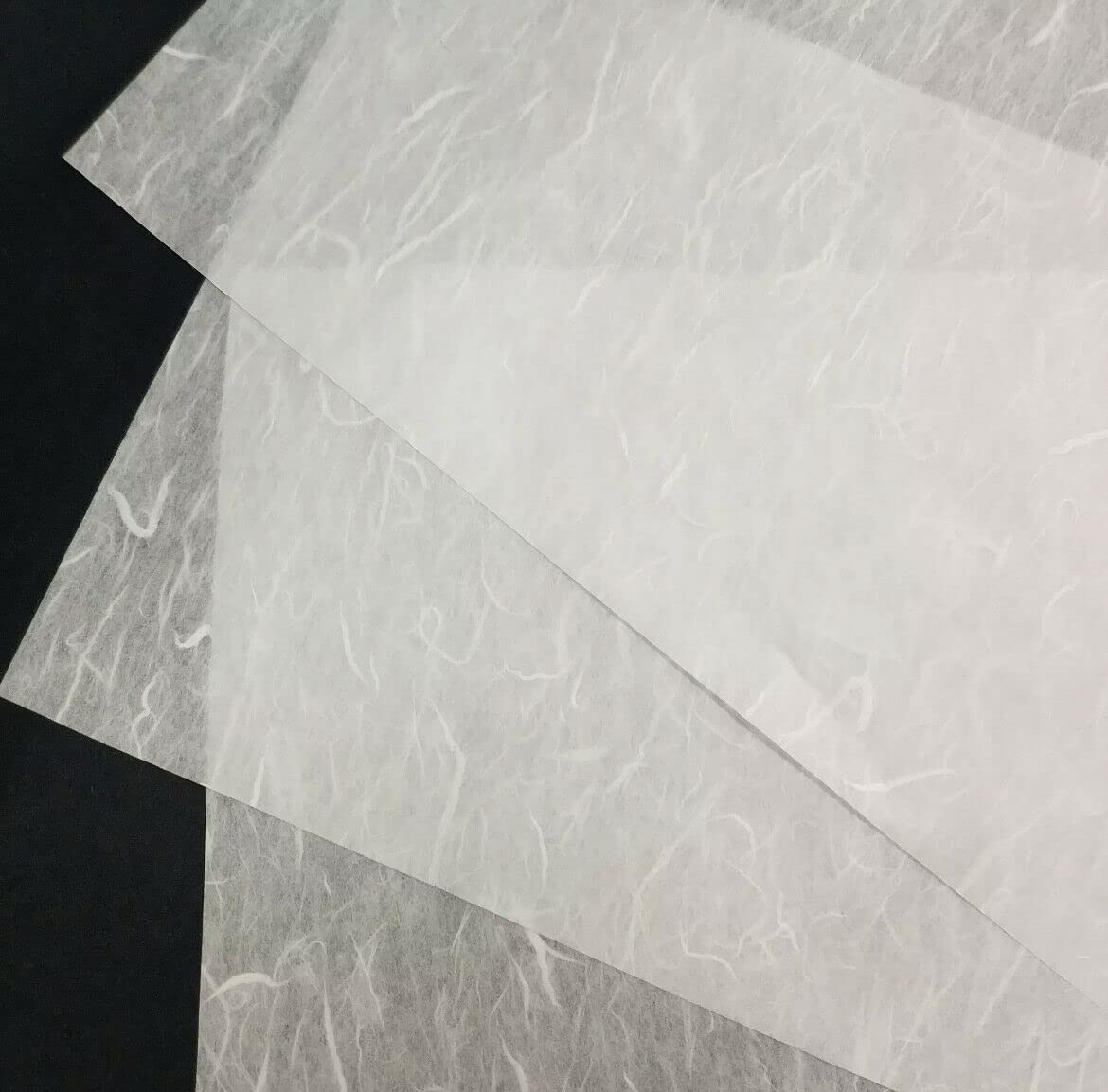 Mulberry Paper for Decoupage & Crafts - Natural Fiber Washi Rice Paper - A4 Size 30 GSM - Perfect for Scrapbooking, Origami, Card Making and DIY Art Projects