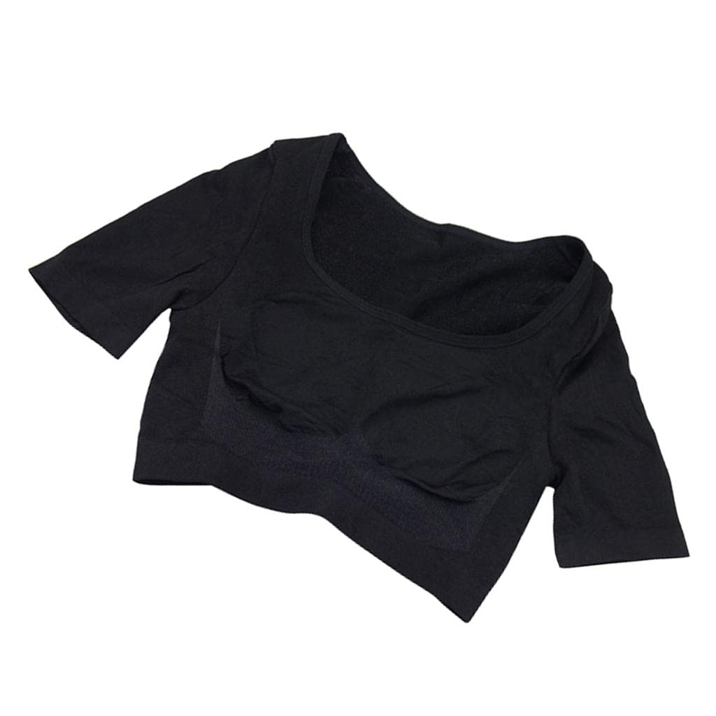 Seasaww Women's Underarm Sweat Pads - Black Armpit Sweat Guards for Shirts & Dresses - Stay Dry & Confident All Day for Work, Gym & Daily Activities